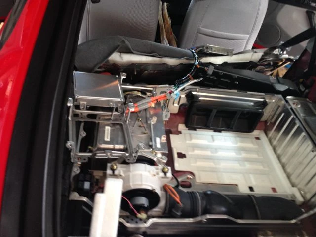 Honda hybrid battery area.