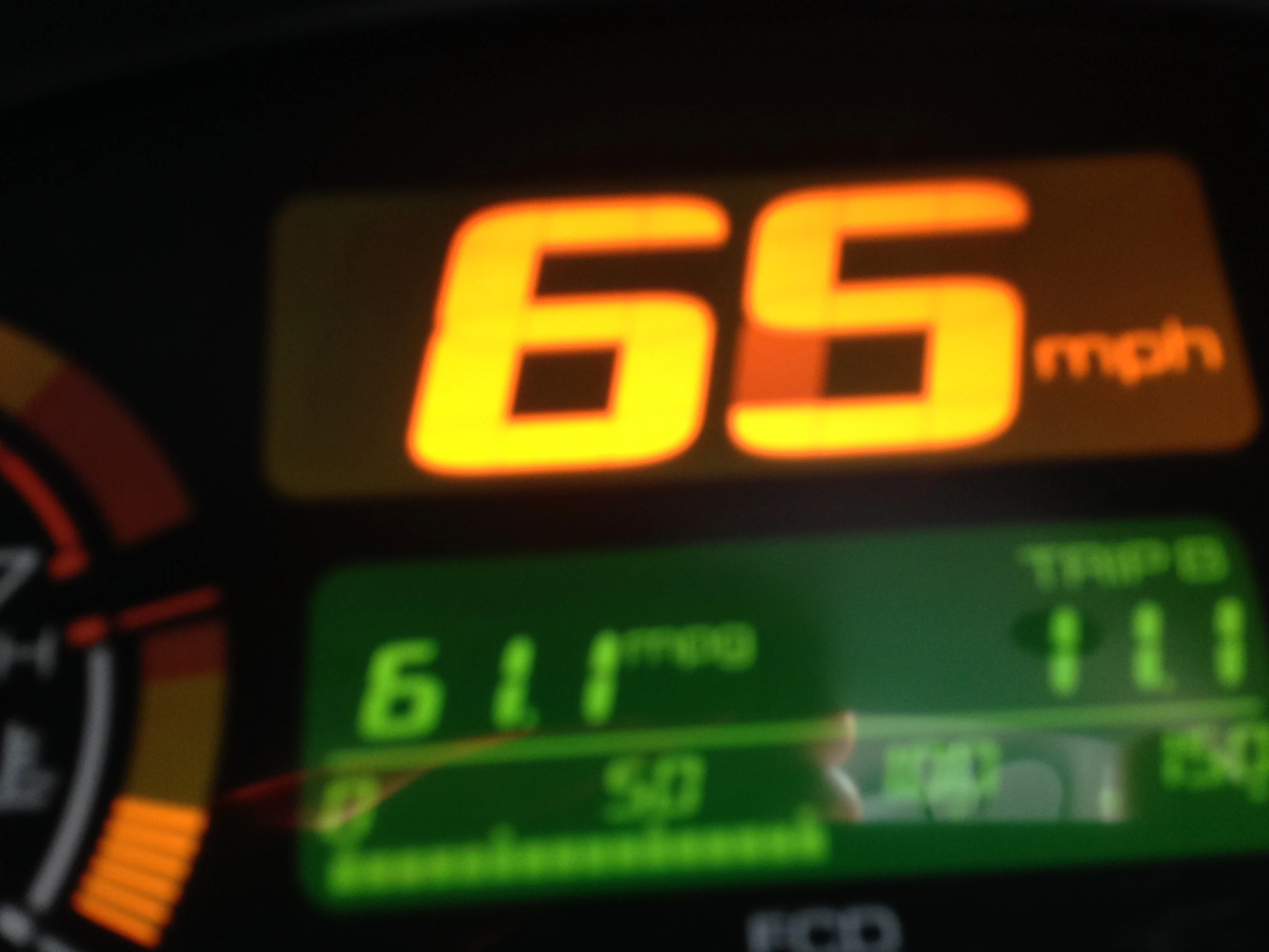 Pretty good mileage so far.