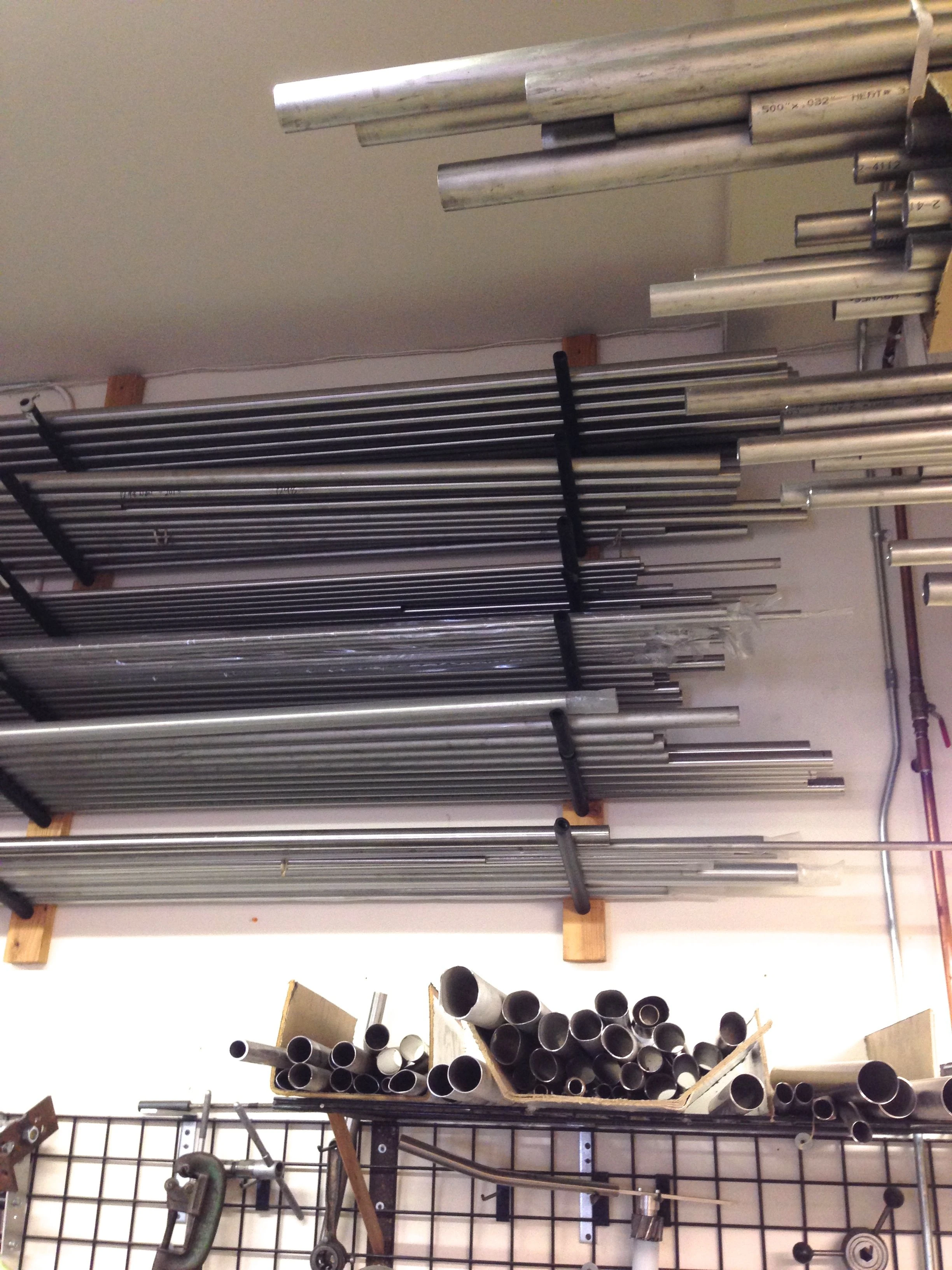 Kent collects titanium tubing.