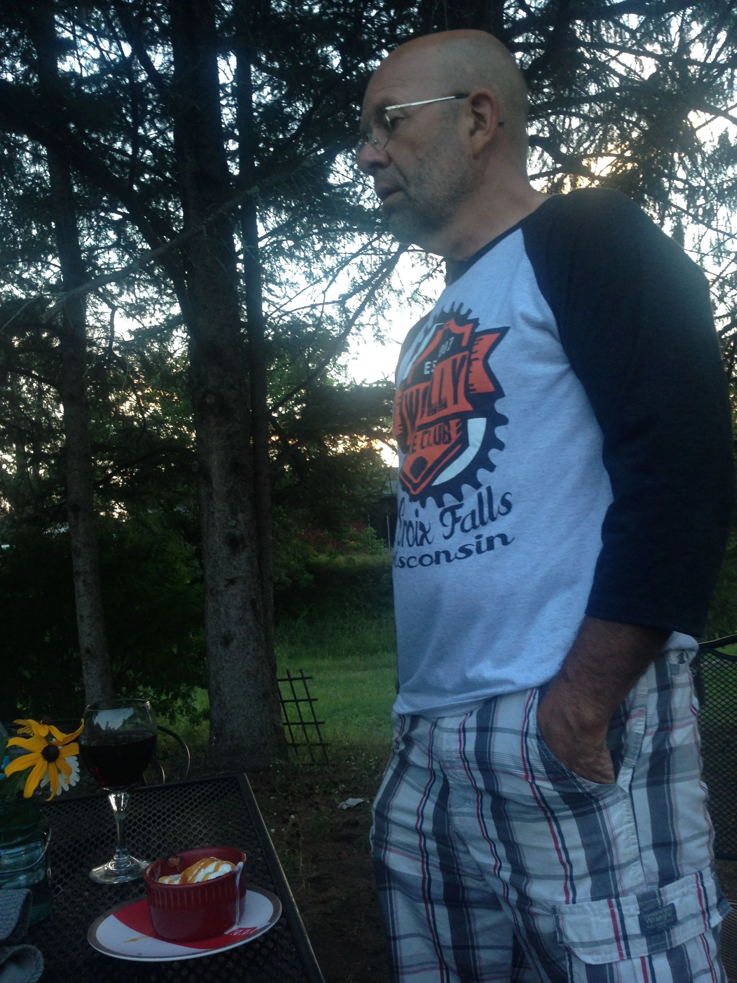 Gary Sjoquist enlightening me on advocacy.