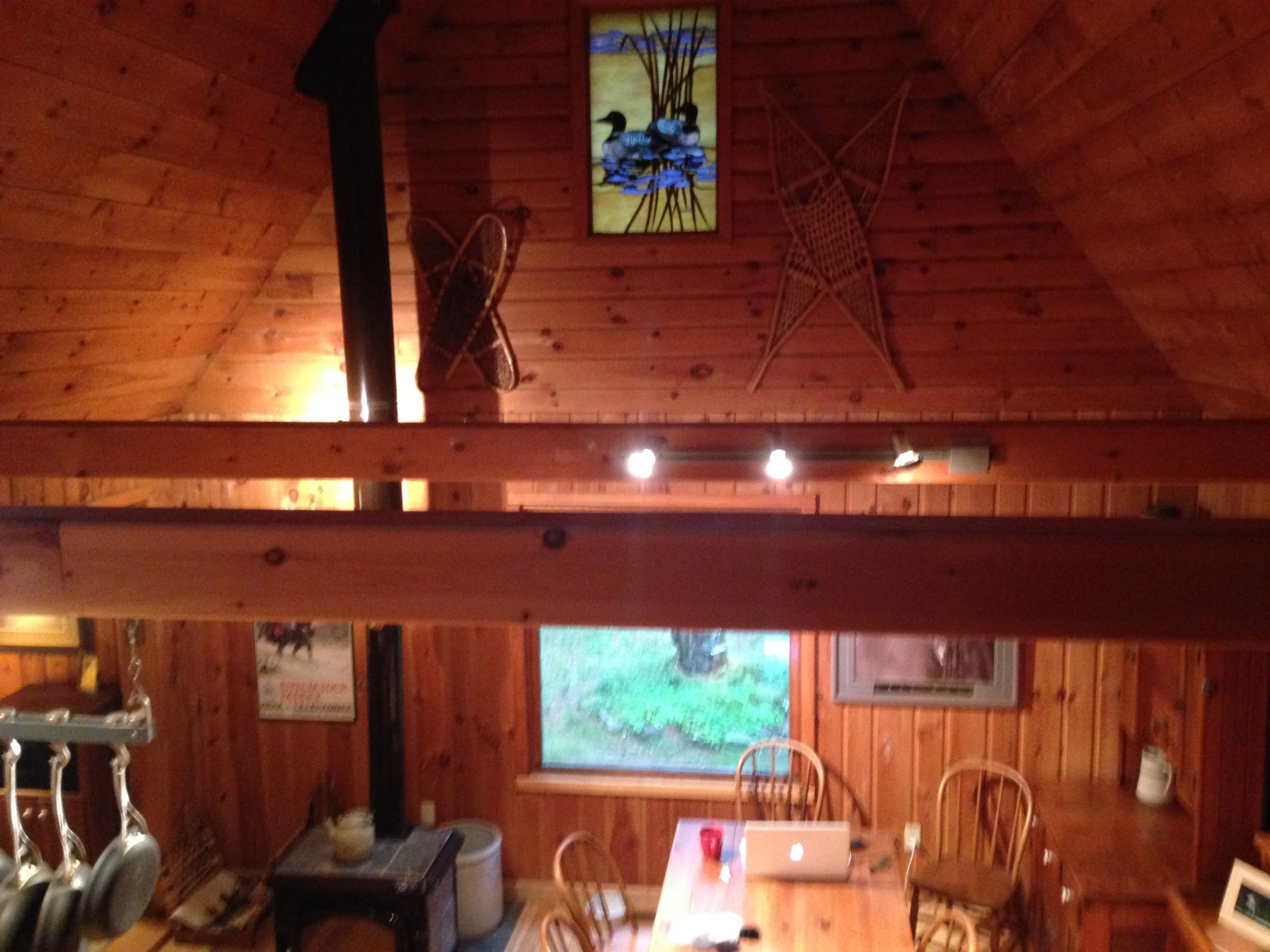 Main house from the loft.