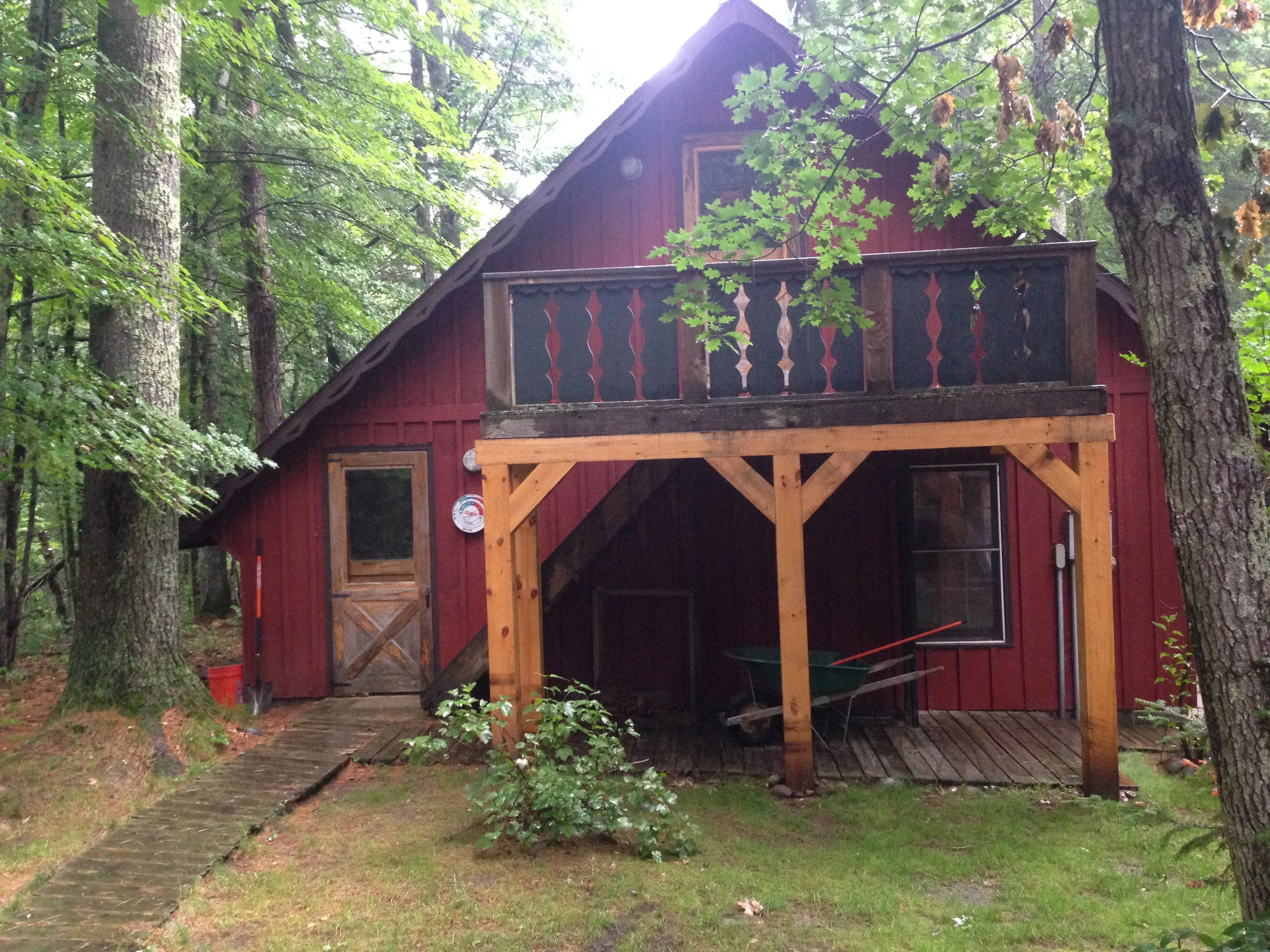 Primitive living lodge. It&rsquo;s called that because it doesn&rsquo;t have plumbing.