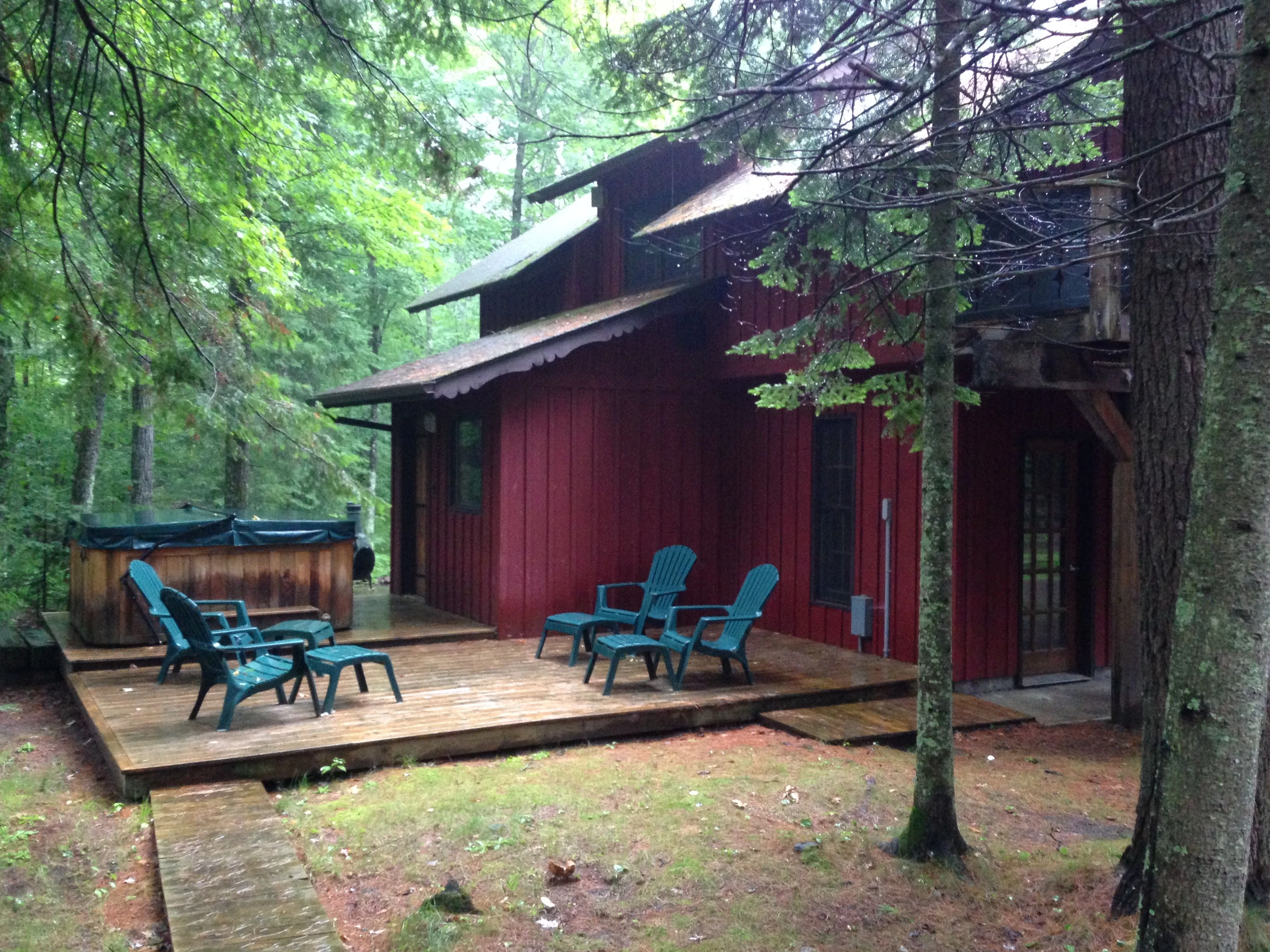 The other side of the Kansas garage. We put in a sauna next to the hot tub.