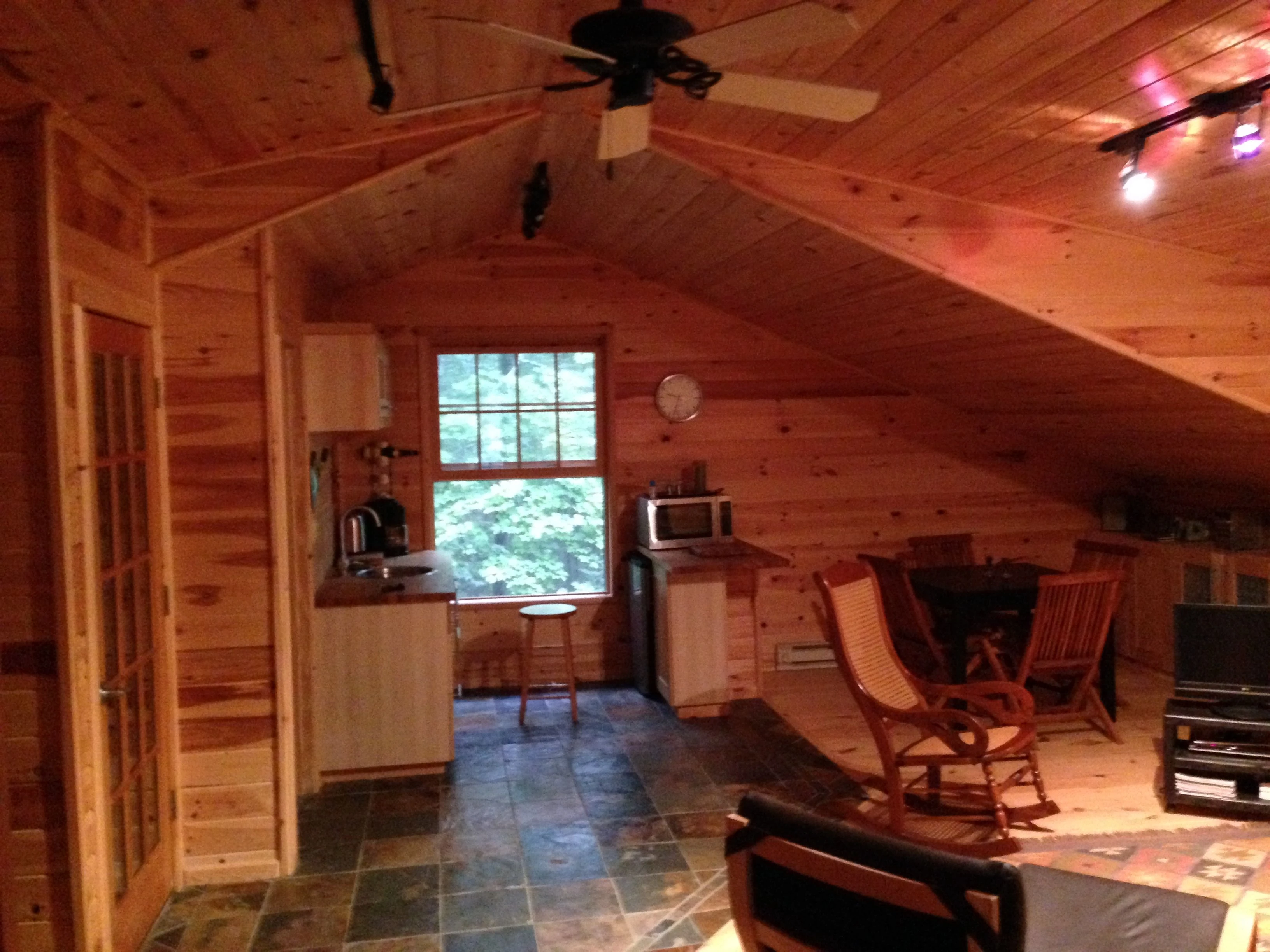Upstairs in the Kansas garage.