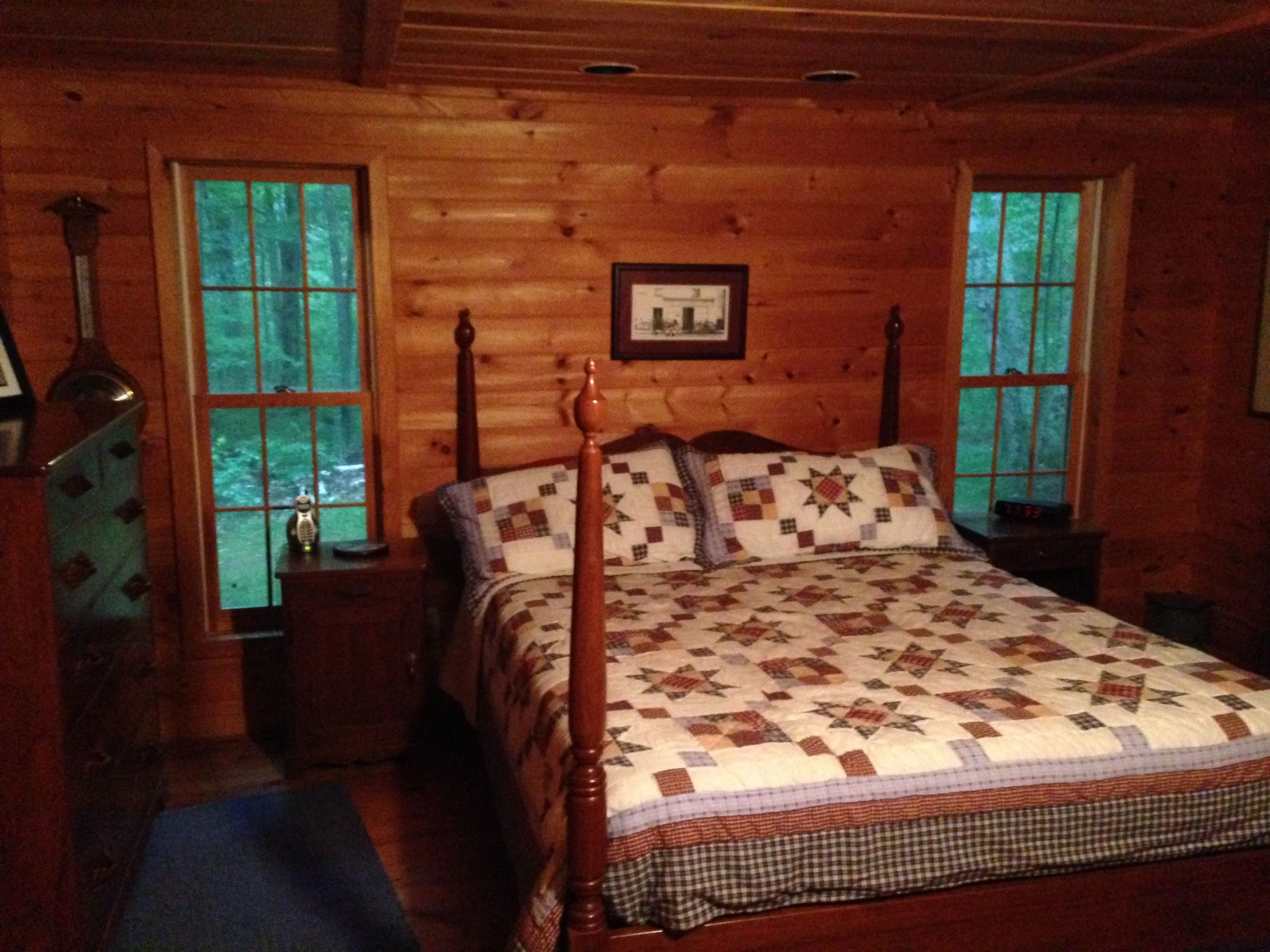 Down stairs bedroom.