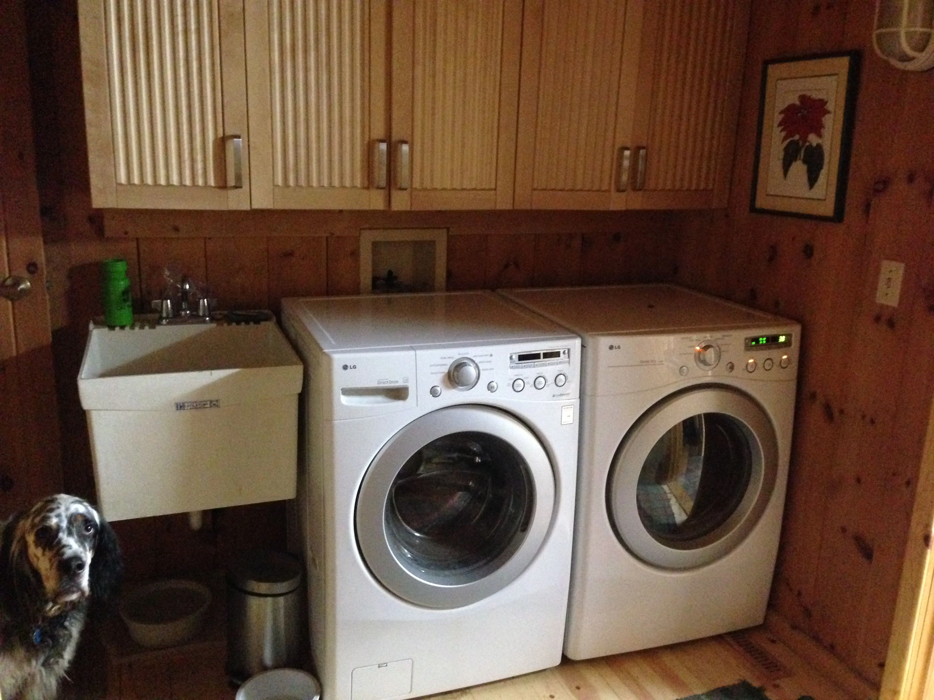 Laundry room.