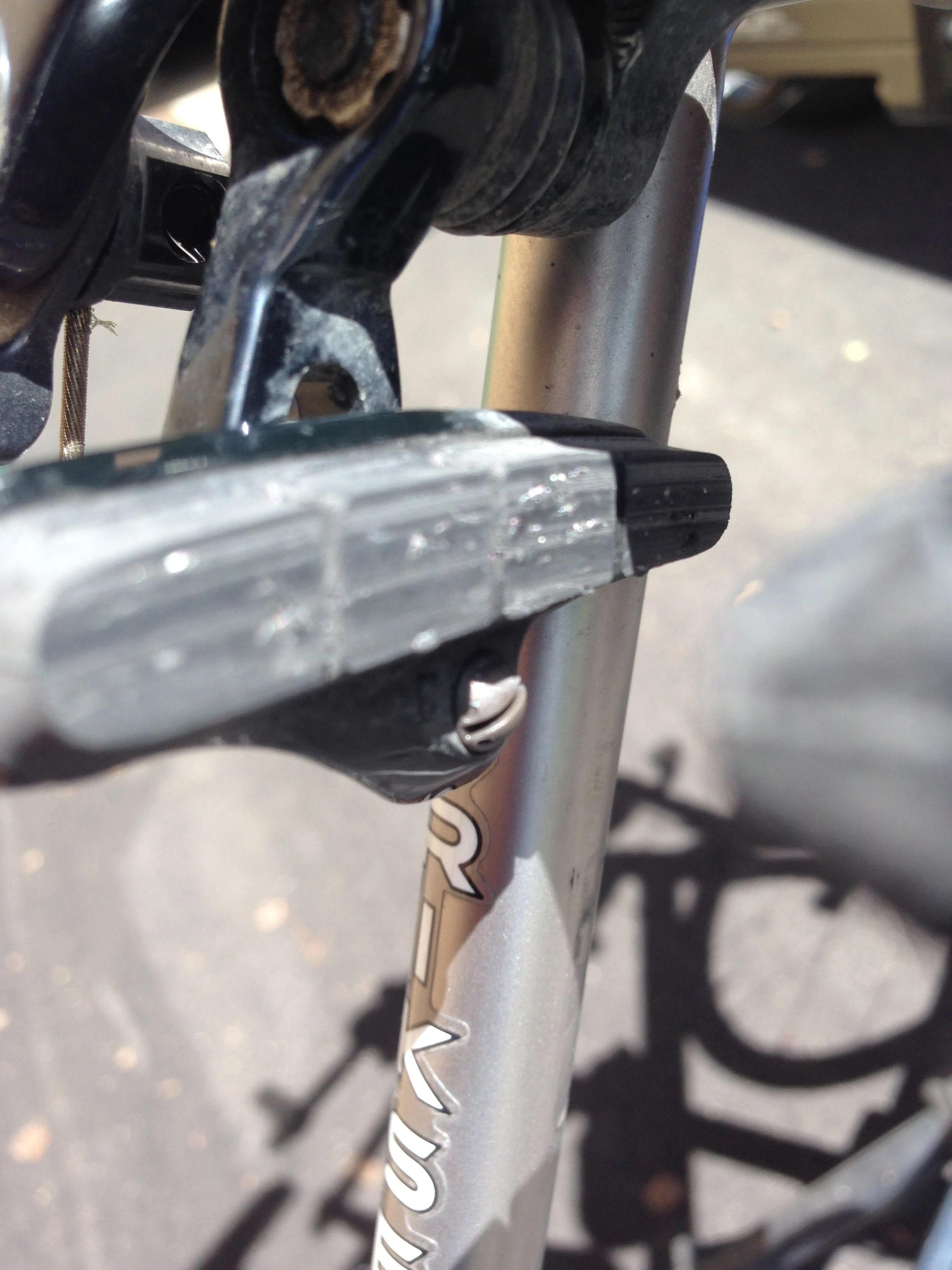 My pad after yesterday&rsquo;s ride.