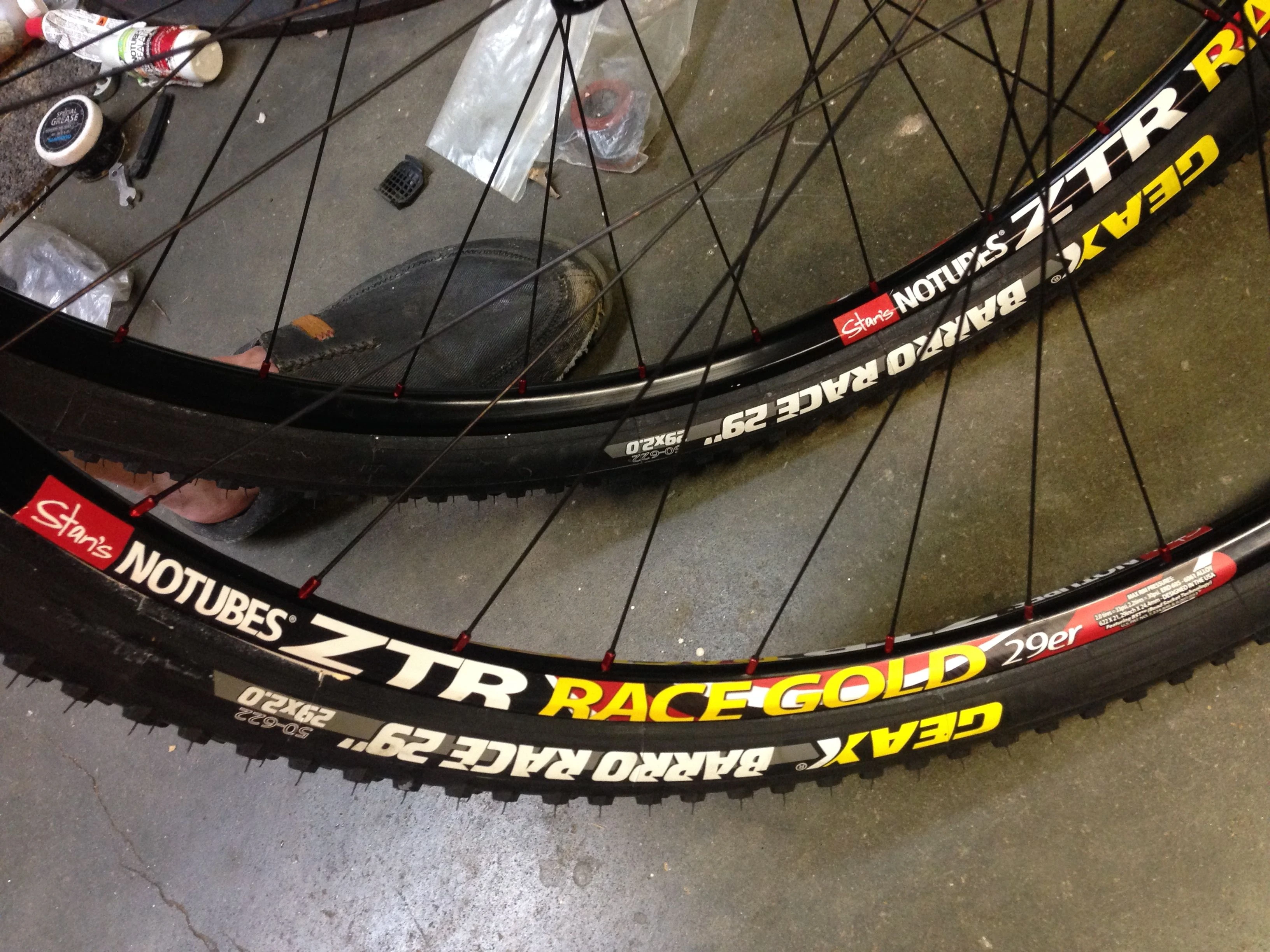 Wheels sealed up great last night.