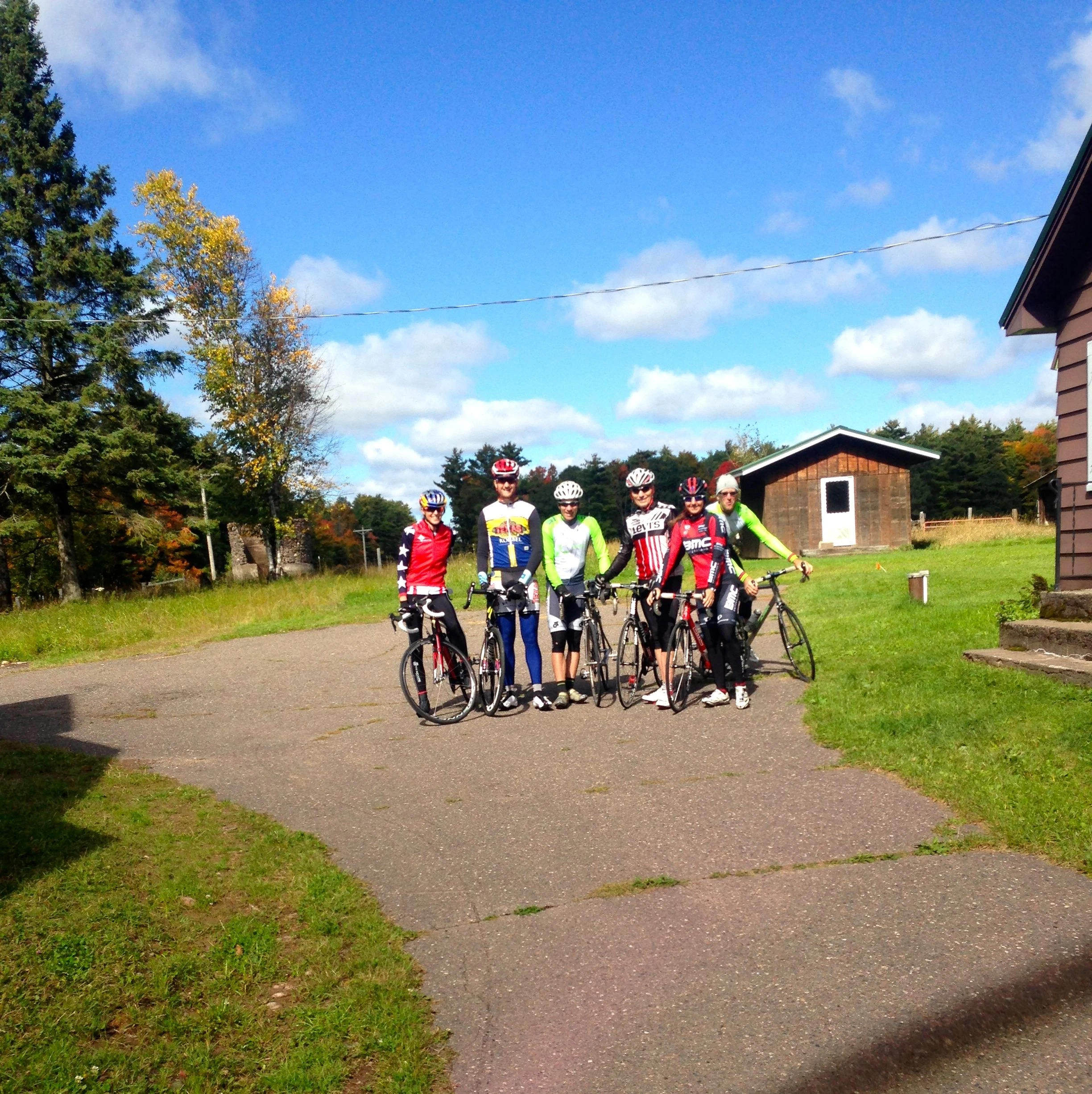 Our little group road ride yesterday.