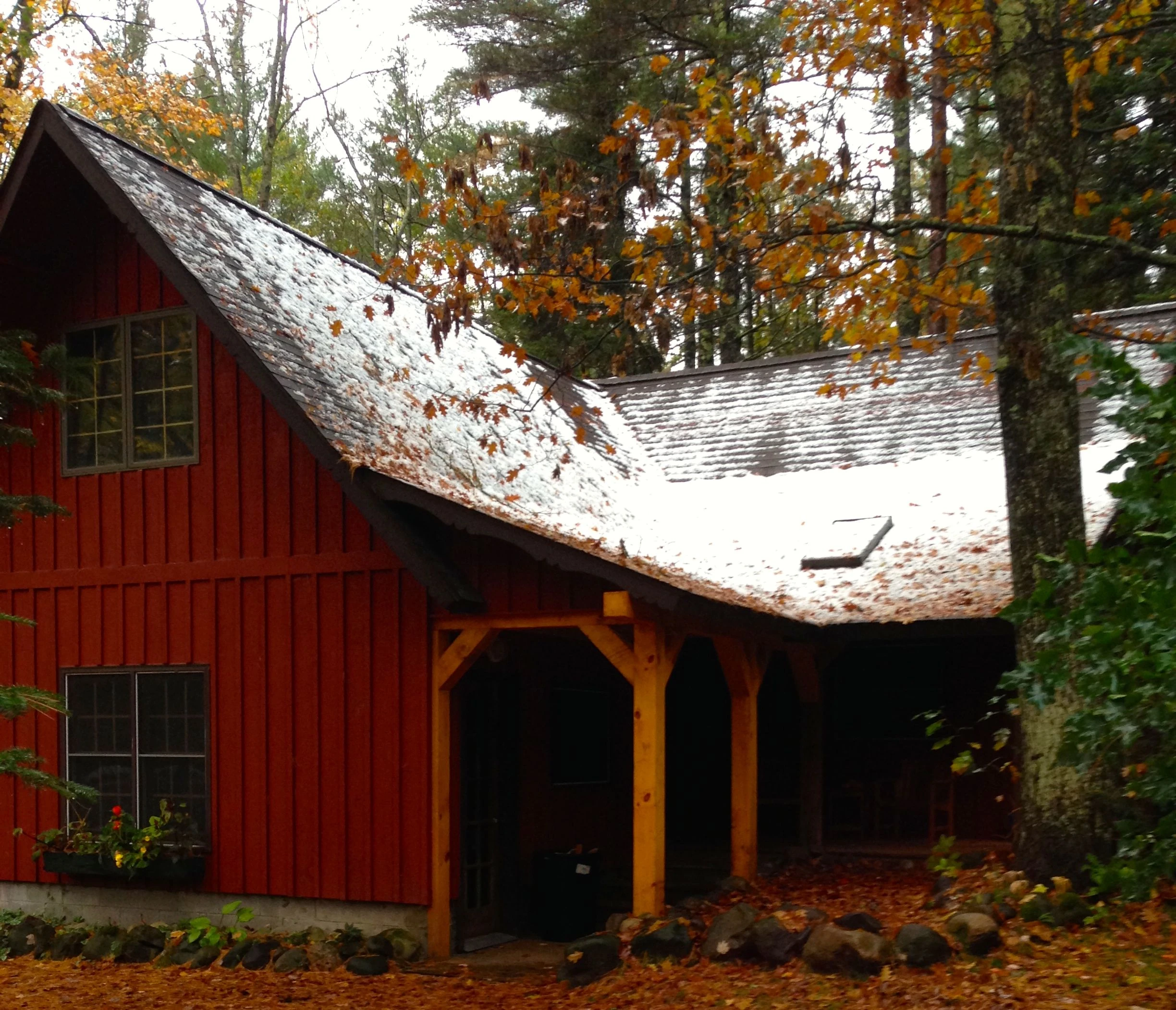 Dennis&rsquo; house this morning.