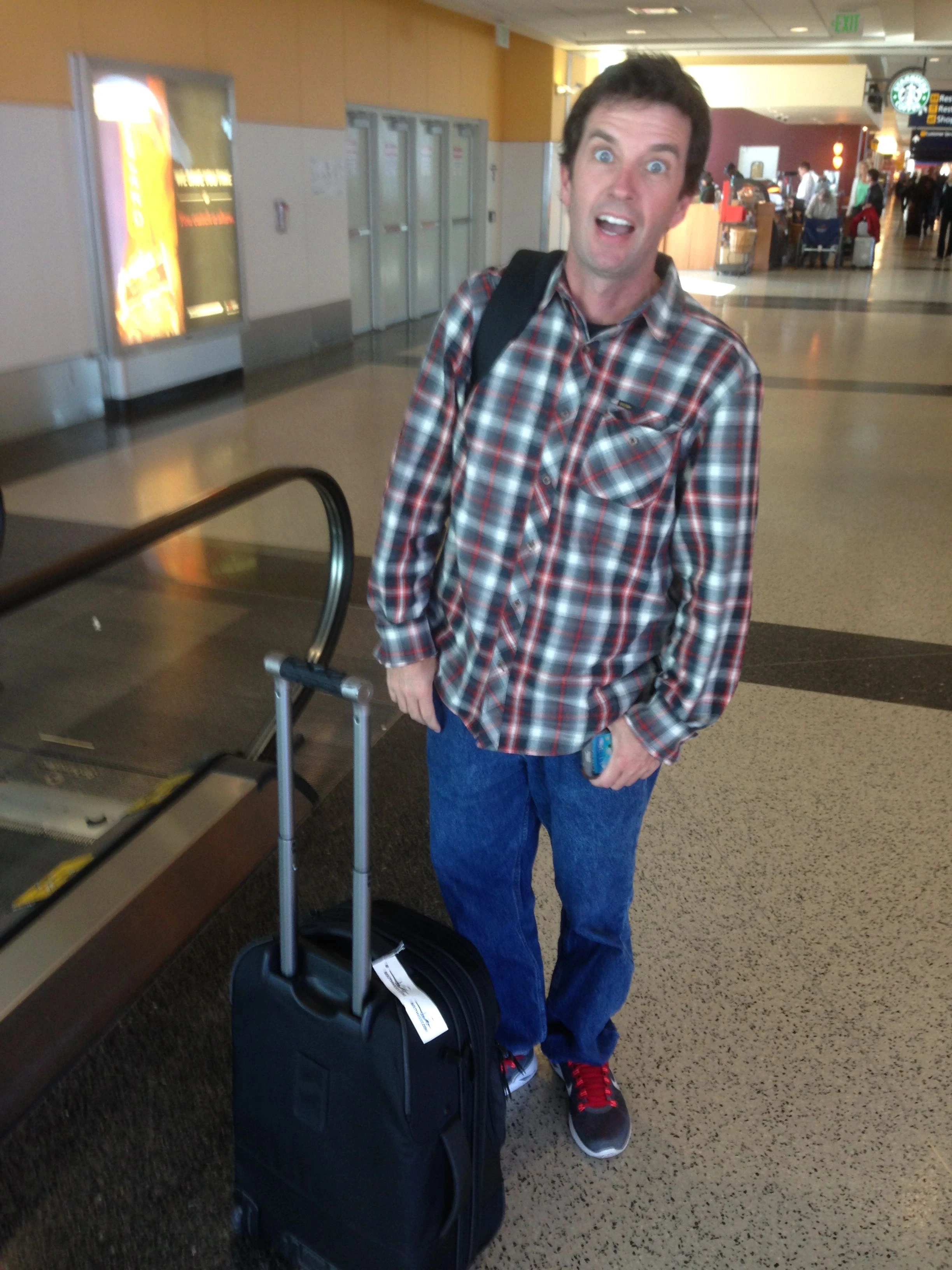 I ran into Matt Caron in the Oakland airport on the way up to Seattle.