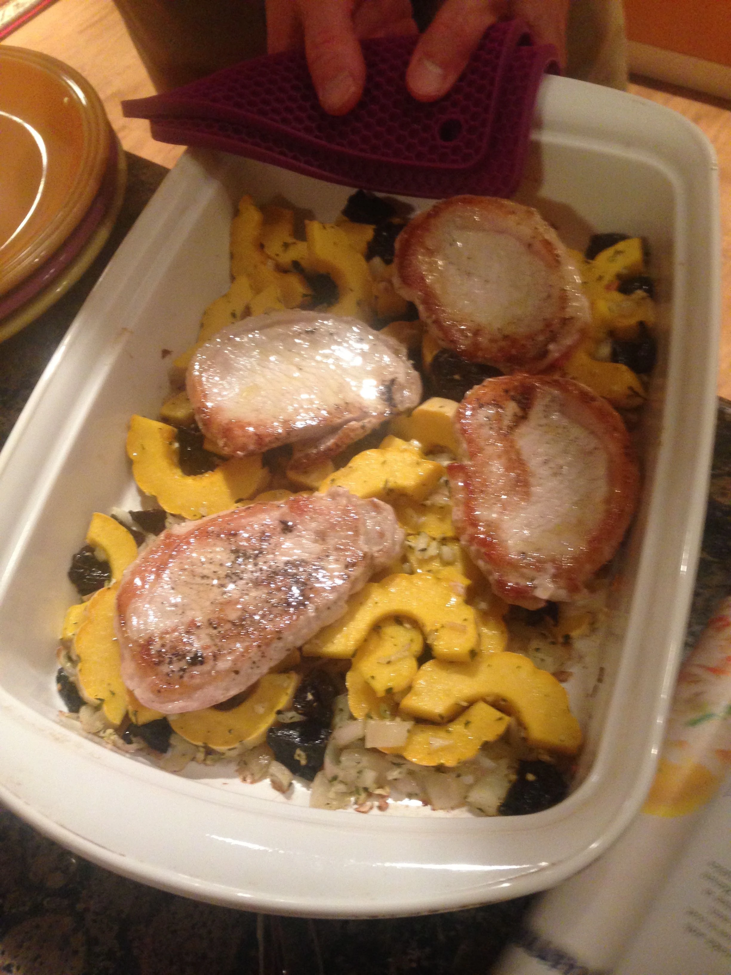 Some of the dinner&rsquo;s Keith has prepared.