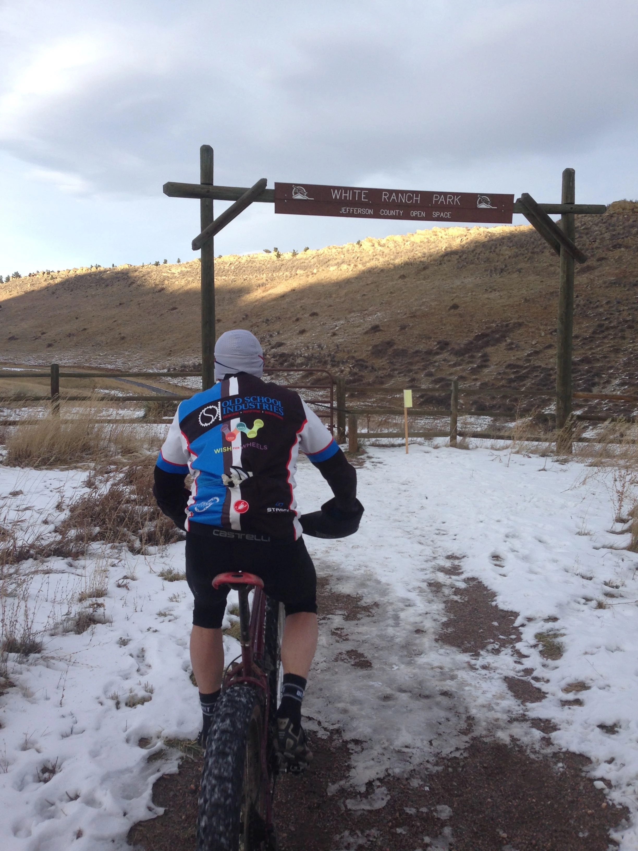 Vincent heading into White Ranch.