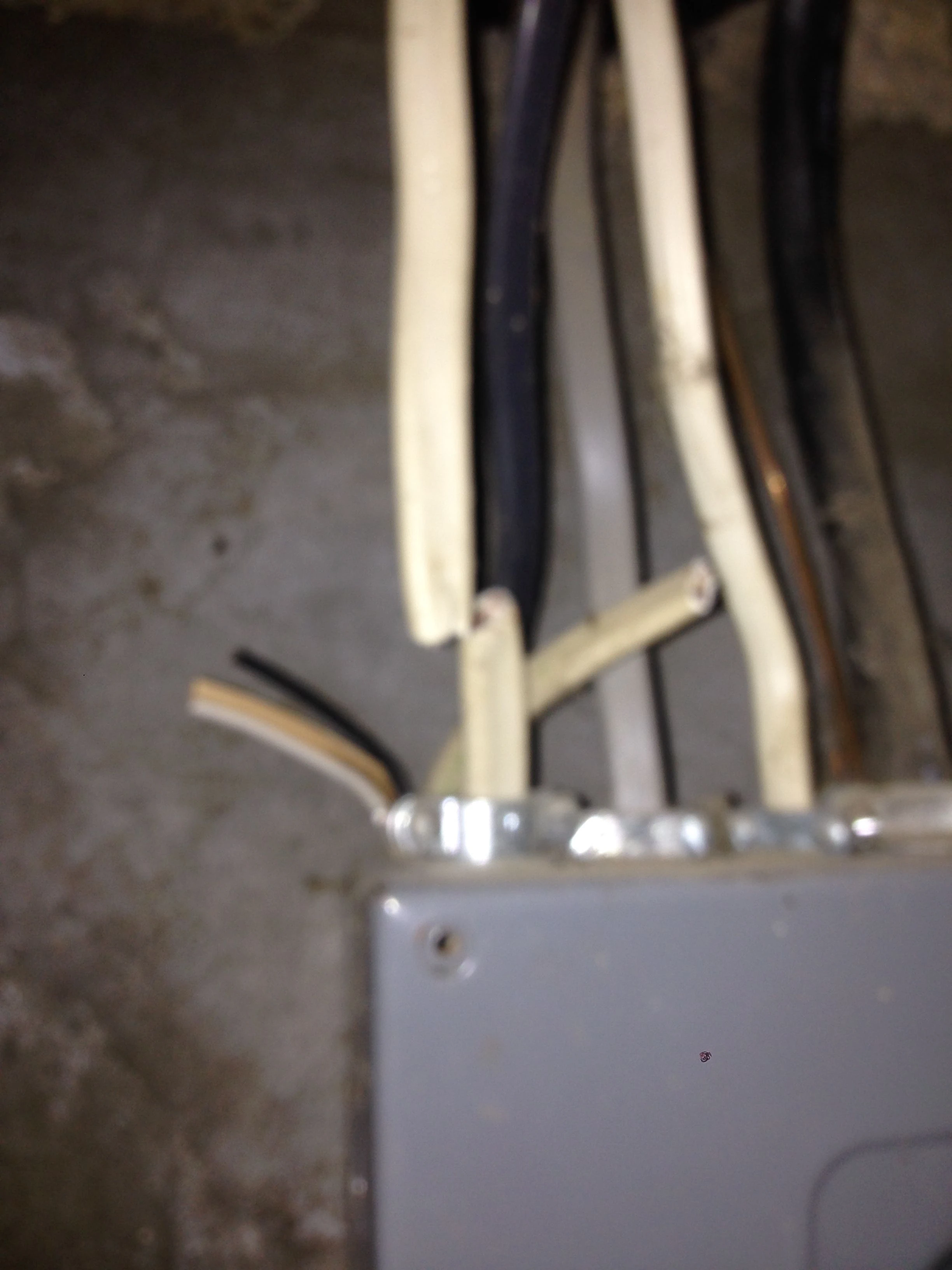 And none of the wiring. I am sort of wondering if I walked in on the whole thing and they took off.