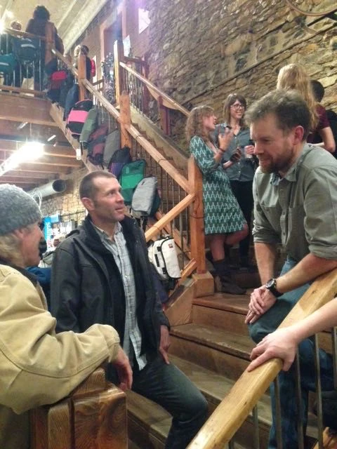 Dan, Shadd Smith and myself catching up last night.