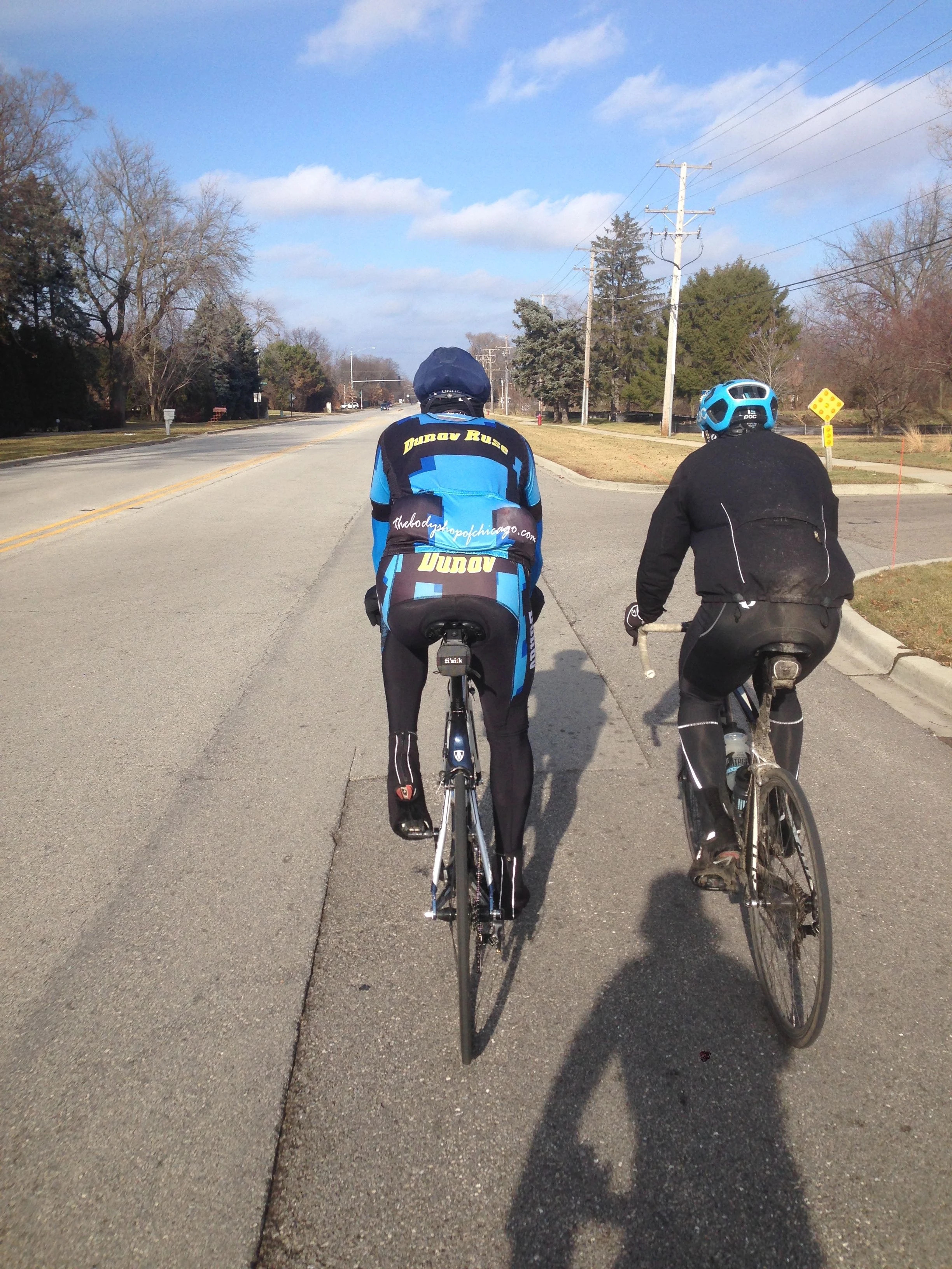 &ldquo;My group&rdquo; for a Christmas ride.