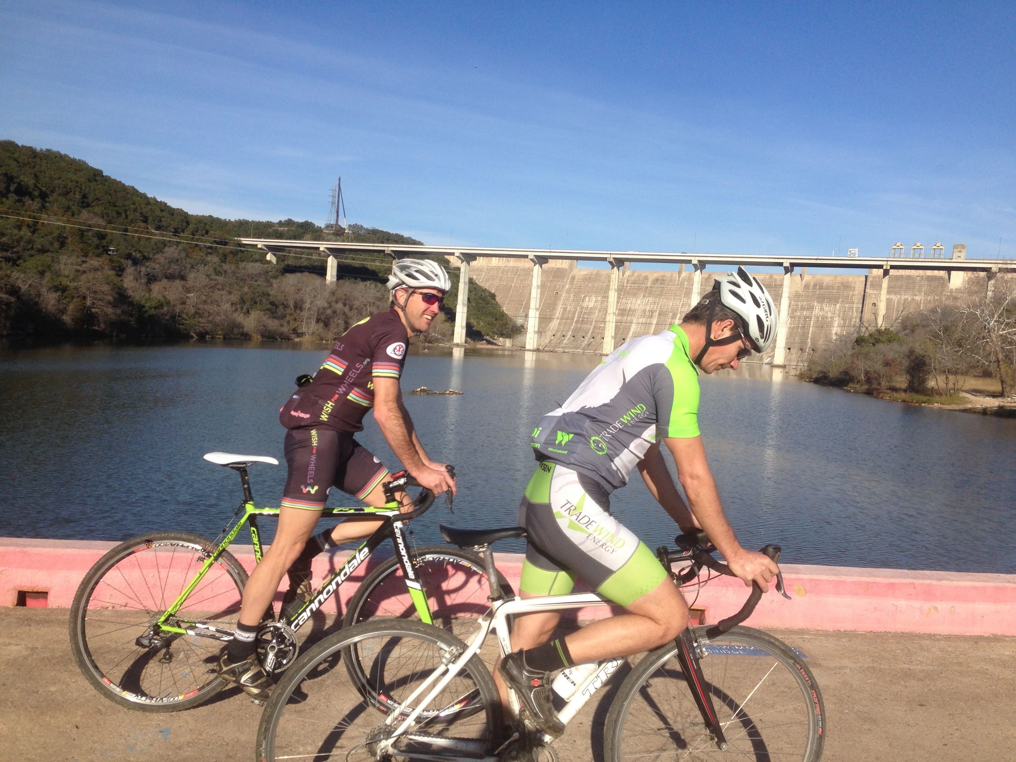 Out on the low water crossing by Lake Travis on 620.