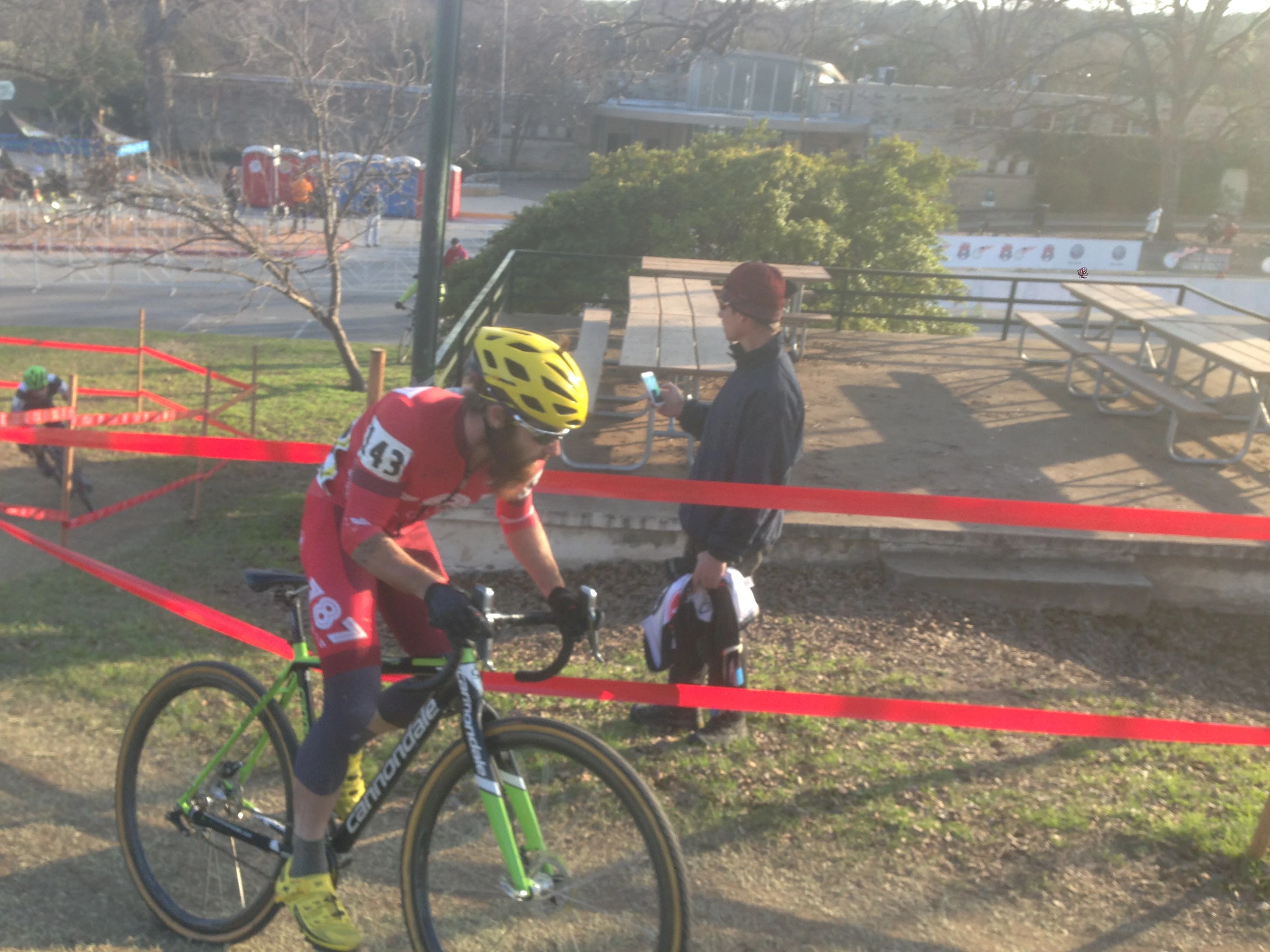 Tristan on the same hill.