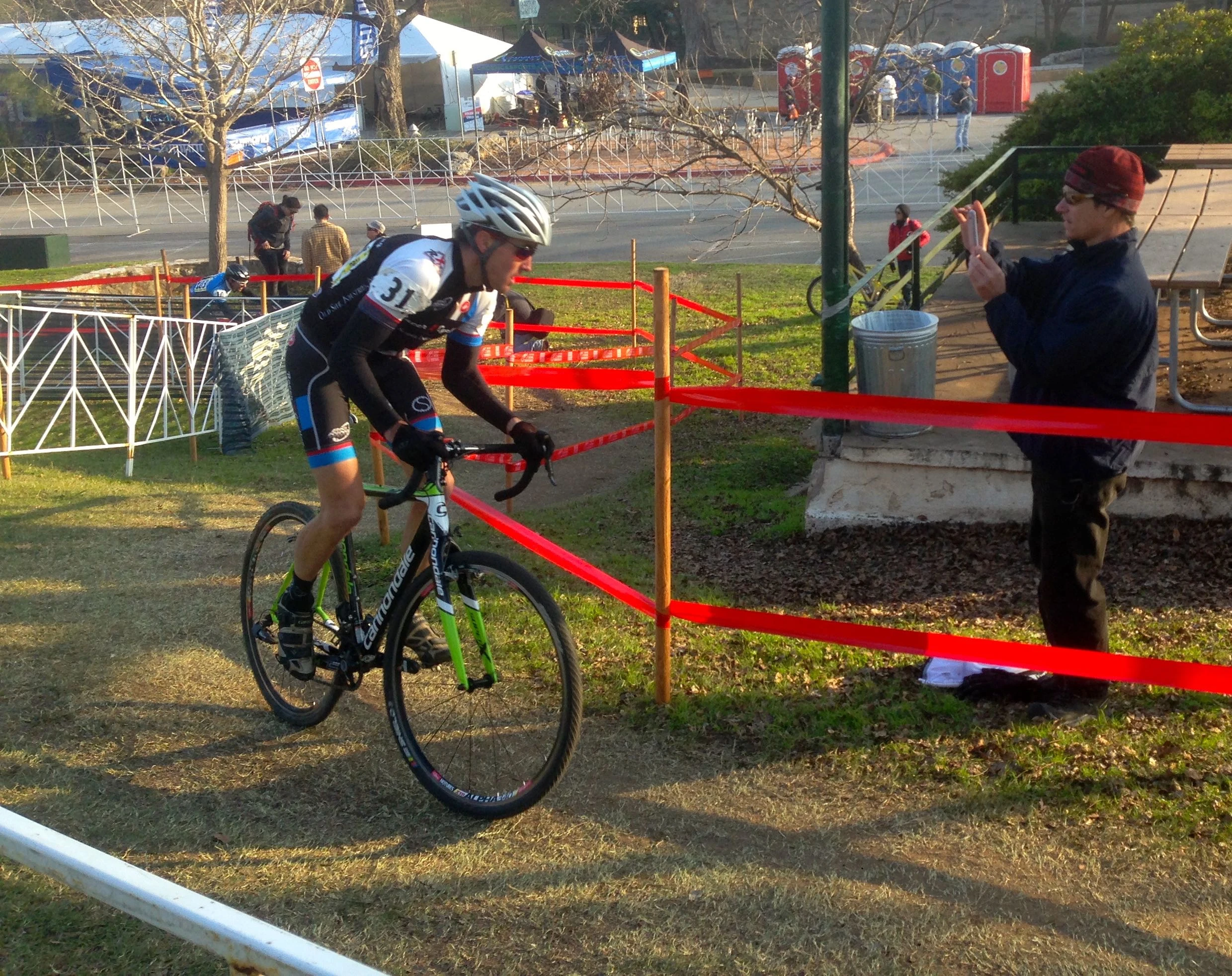 Here is Vincent, riding pretty great.