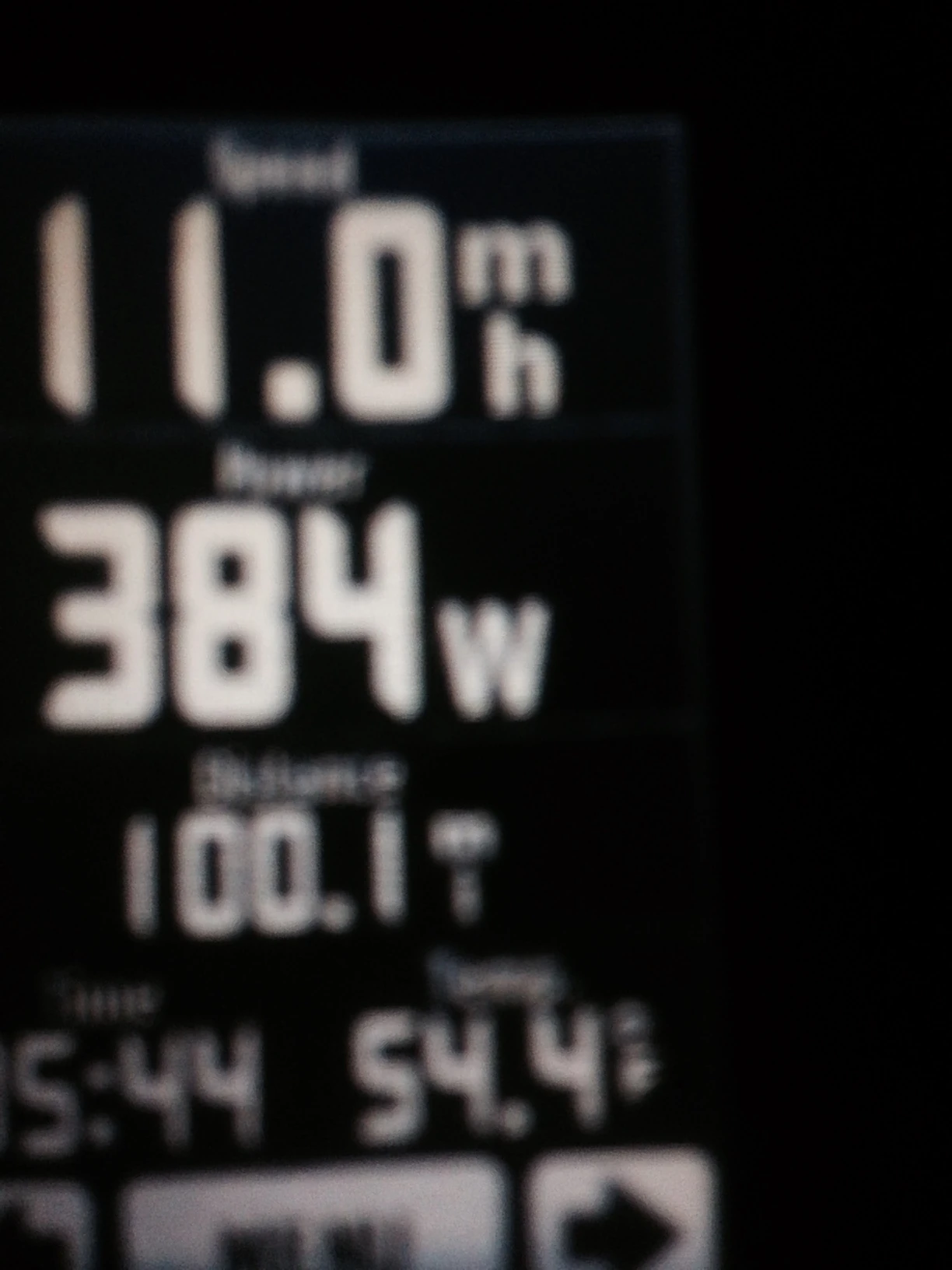 It was dark when I got back yesterday. I felt alright considering.