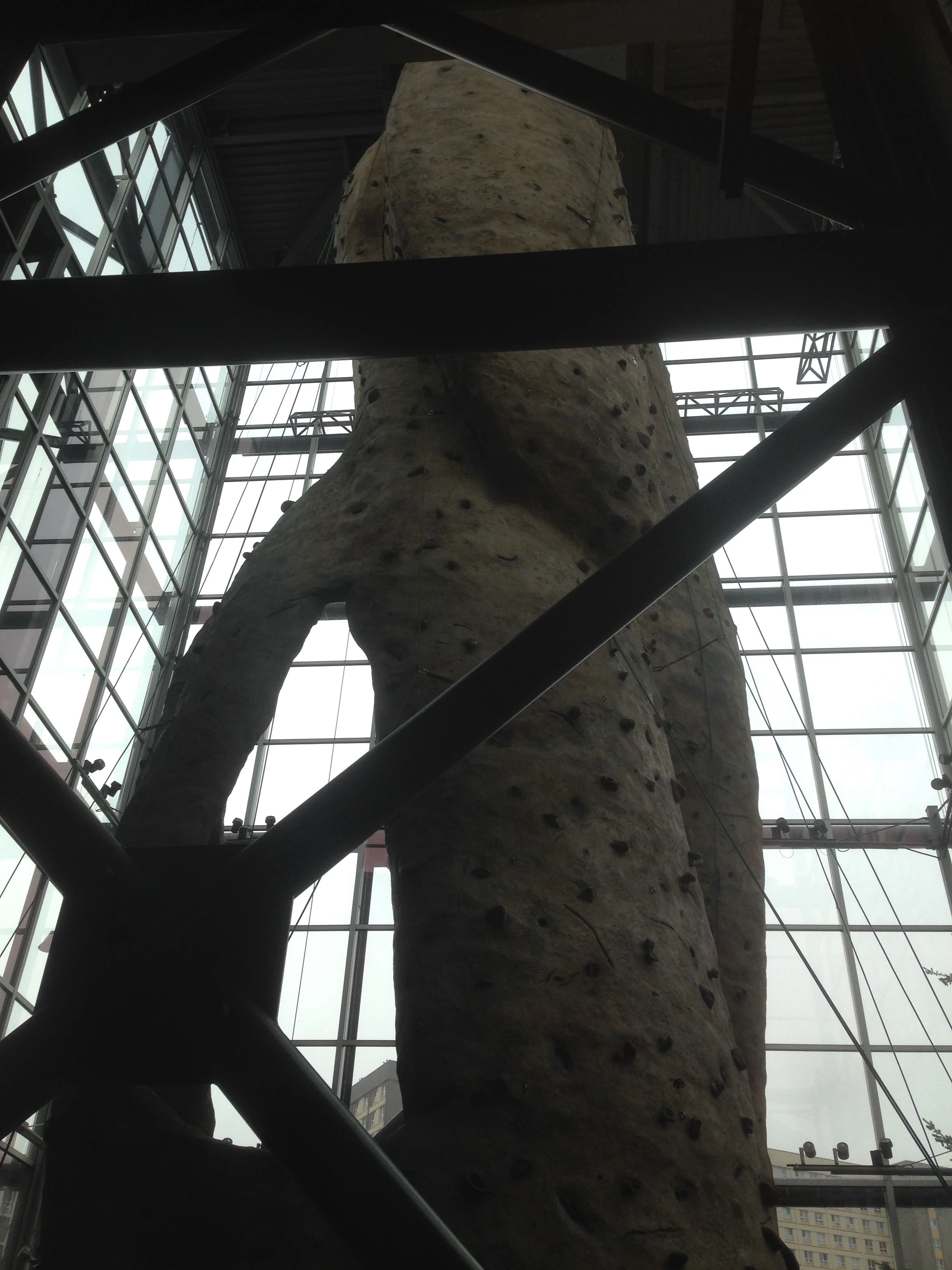 It had the biggest climbing wall I&rsquo;ve ever seen.