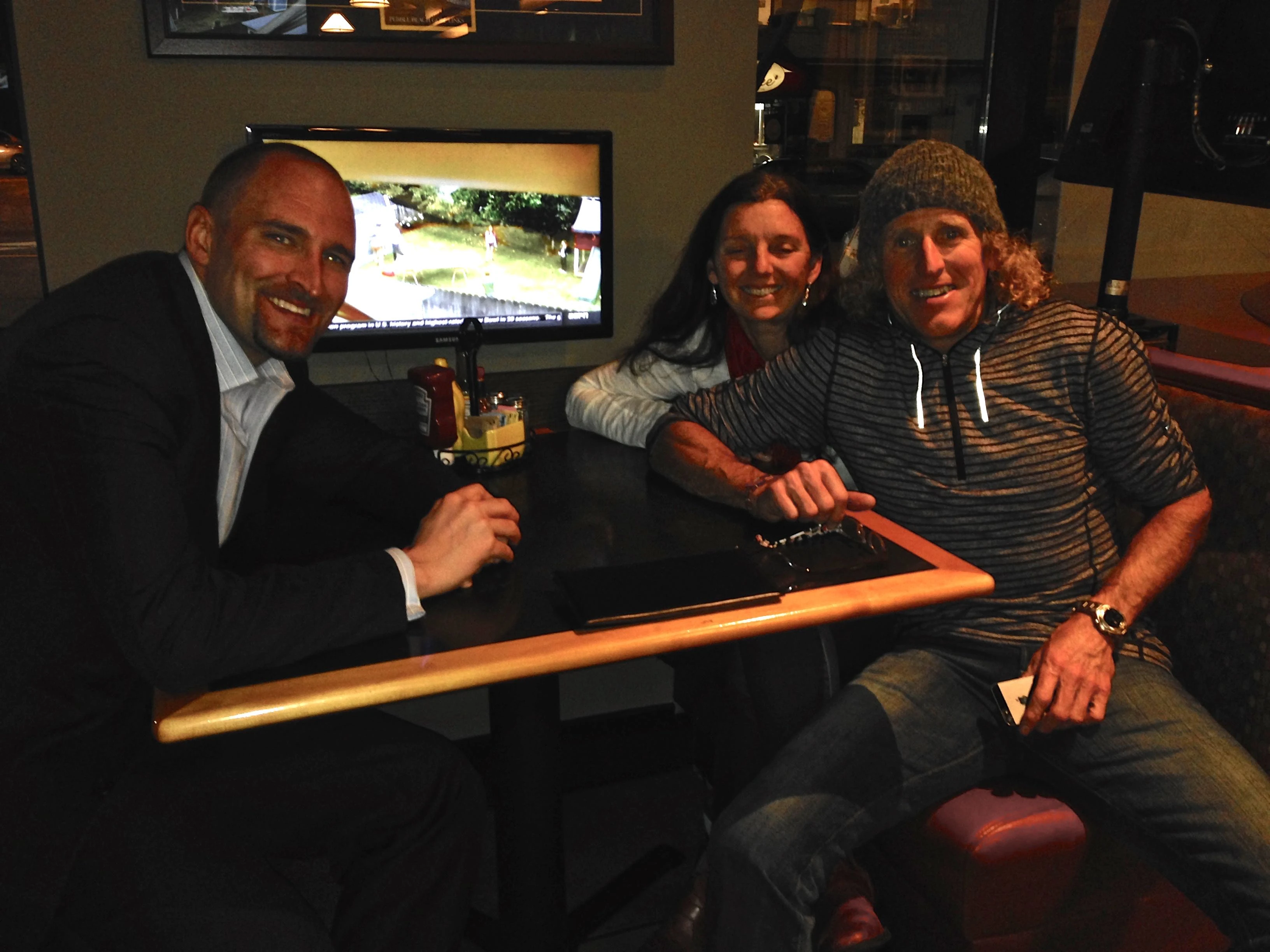 A old friend, and sponsor, Josh Crow came by and sat during the game for a couple hours. It was great catching up.