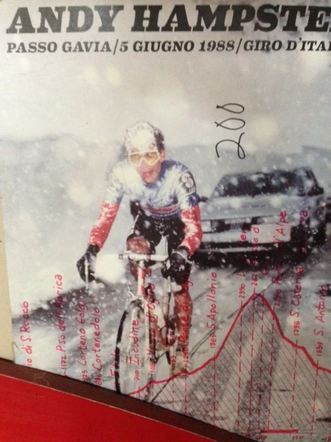 &ldquo;Official&rdquo; poster from the day. I took this photo at Andy&rsquo;s Frame company yesterday here in Seattle. I went by to visit Andy&rsquo;s brother, Steve.