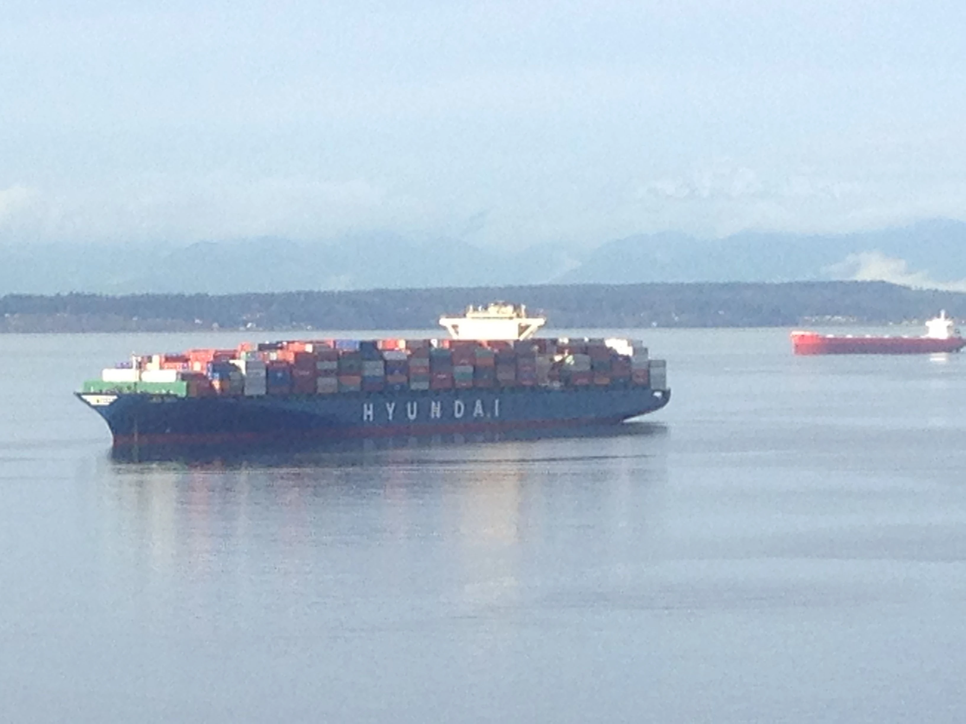 This is the boat that has been anchored here all week.