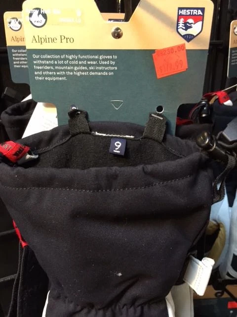 These ski gloves were on sale for $179 dollars. I can&rsquo;t imagine them being any better than $75 Pearl Izumi gloves.