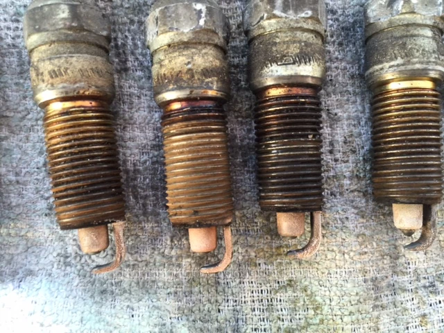 These plugs were toast.