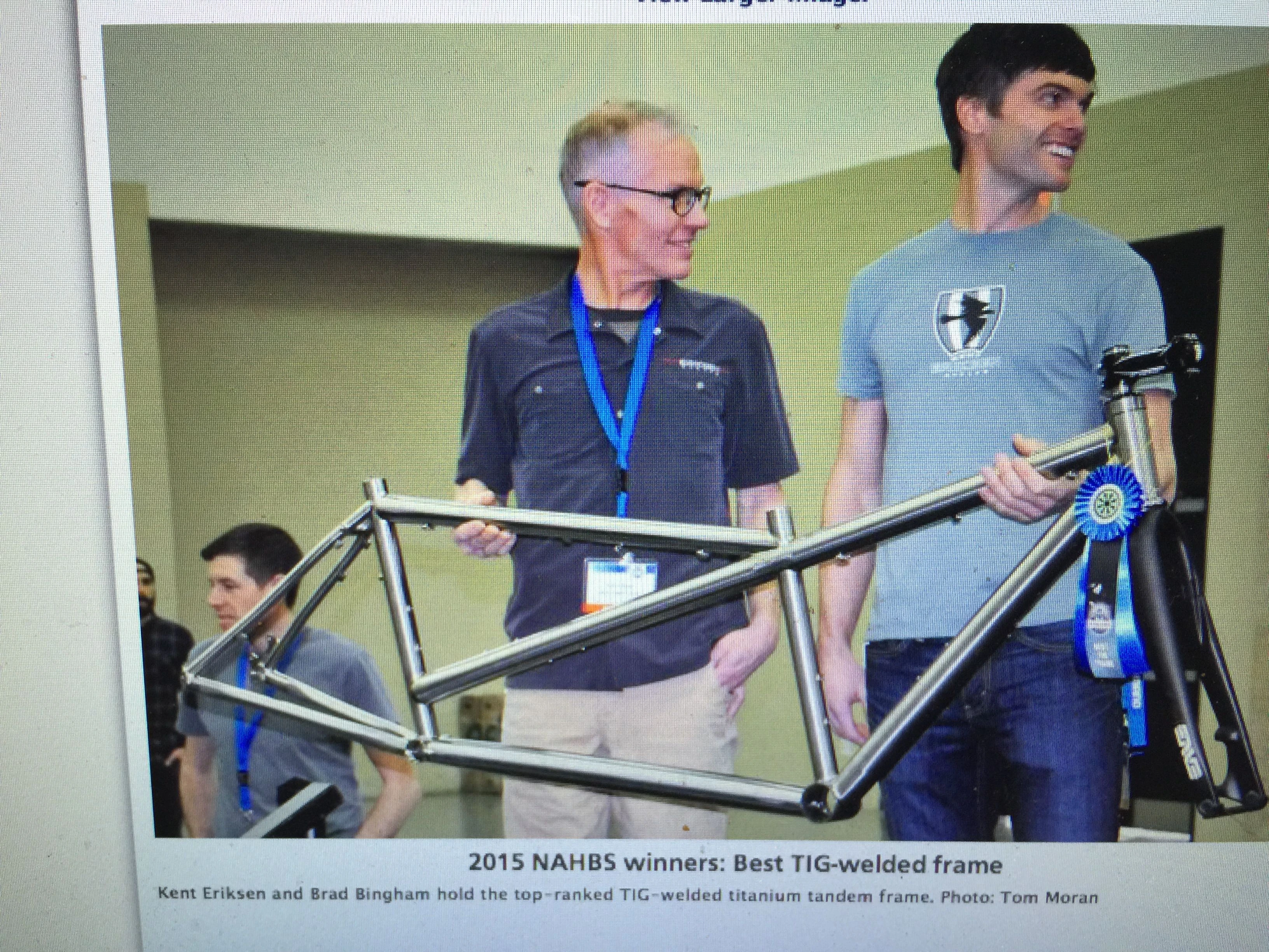 Kent and Brad at the show.