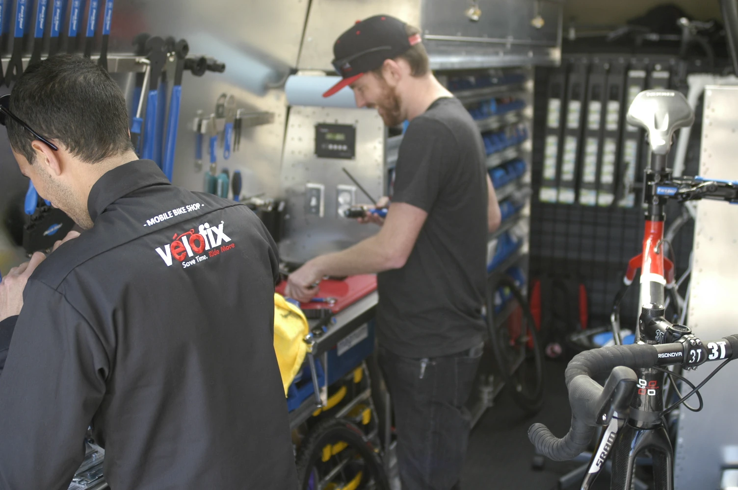 Brandon and Adam -both USAC Race Certified mechanics, and good guys.