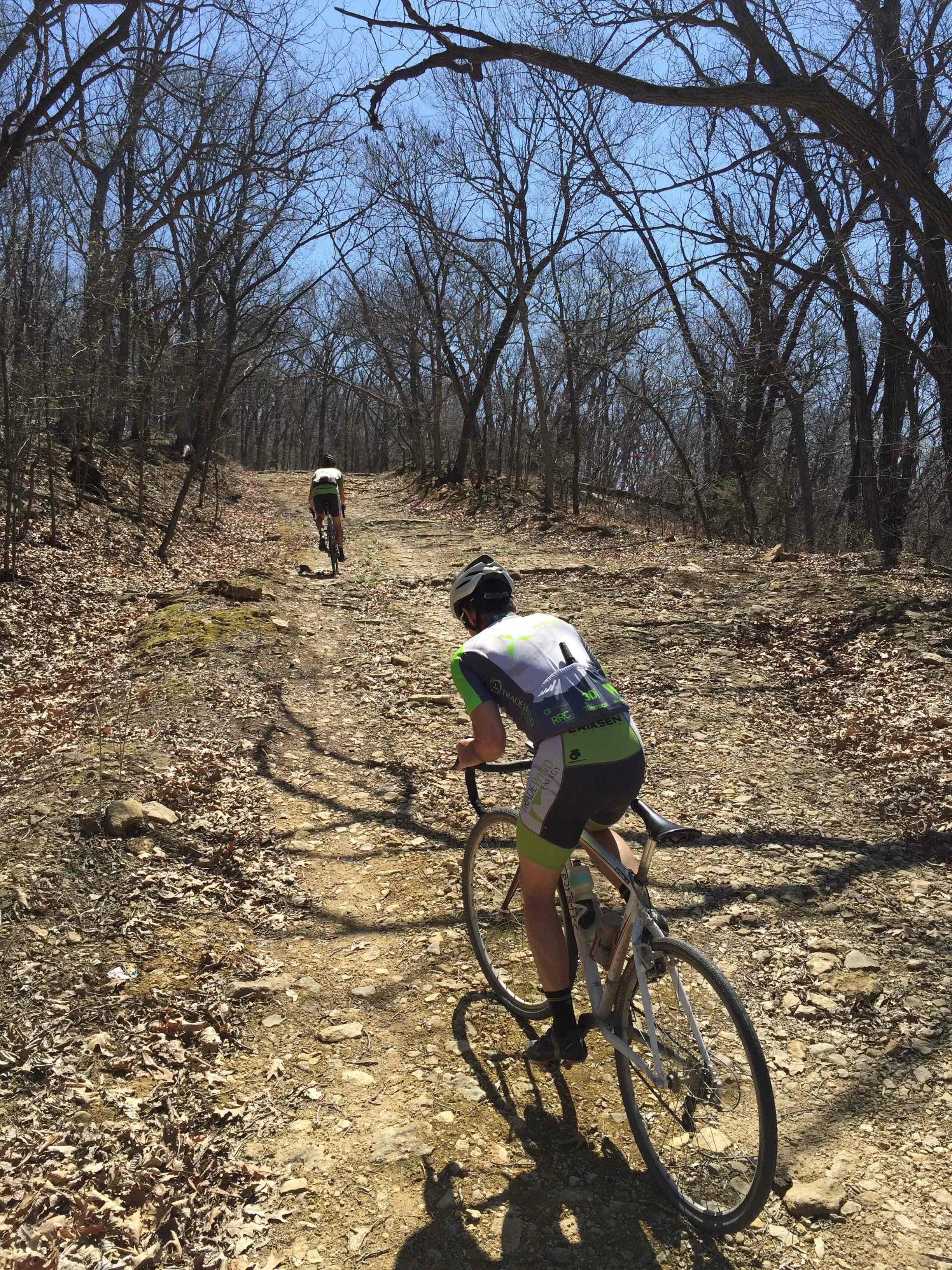 The riding did have a few real primitive sections.