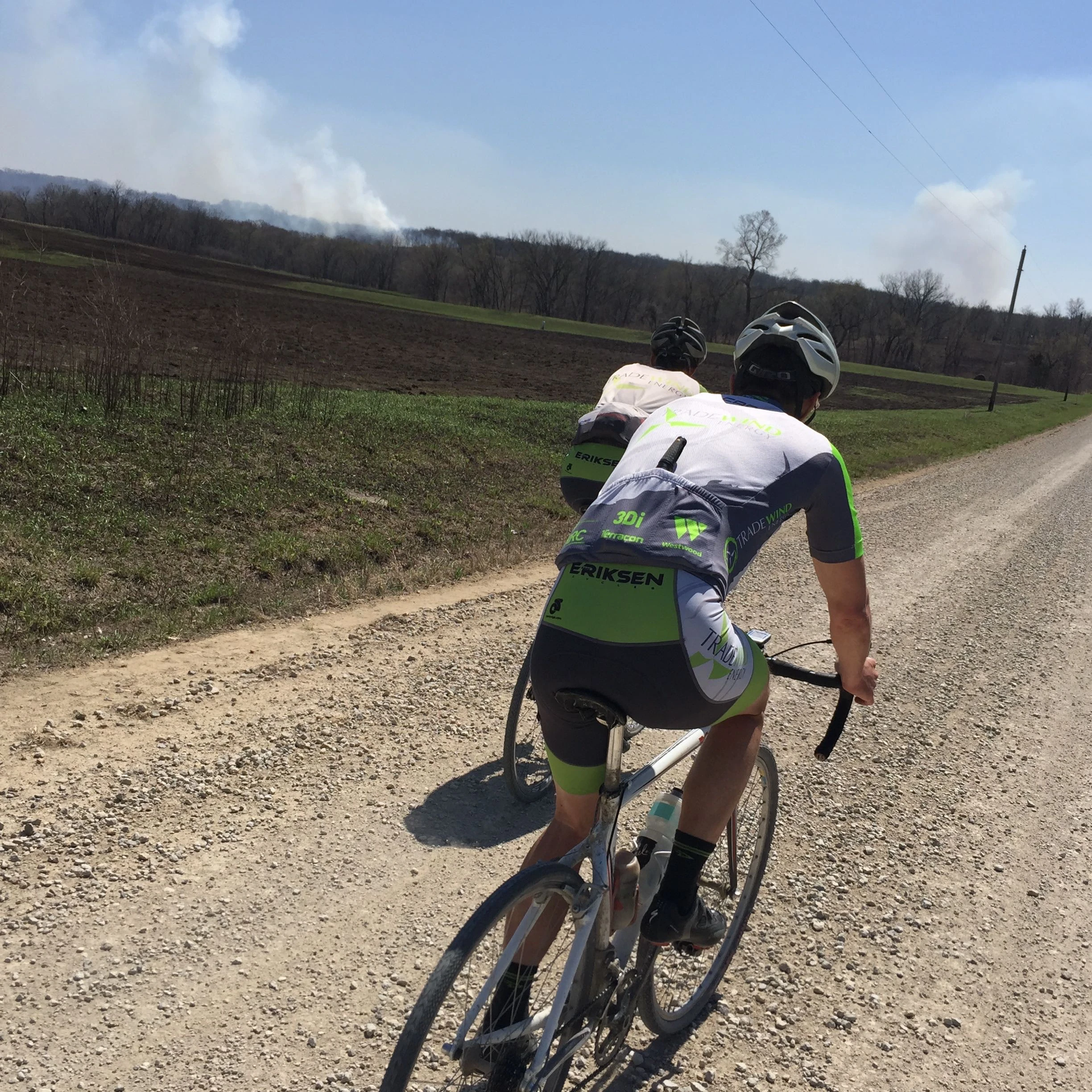 They were smoke plumes nearly everywhere we looked on Saturday.