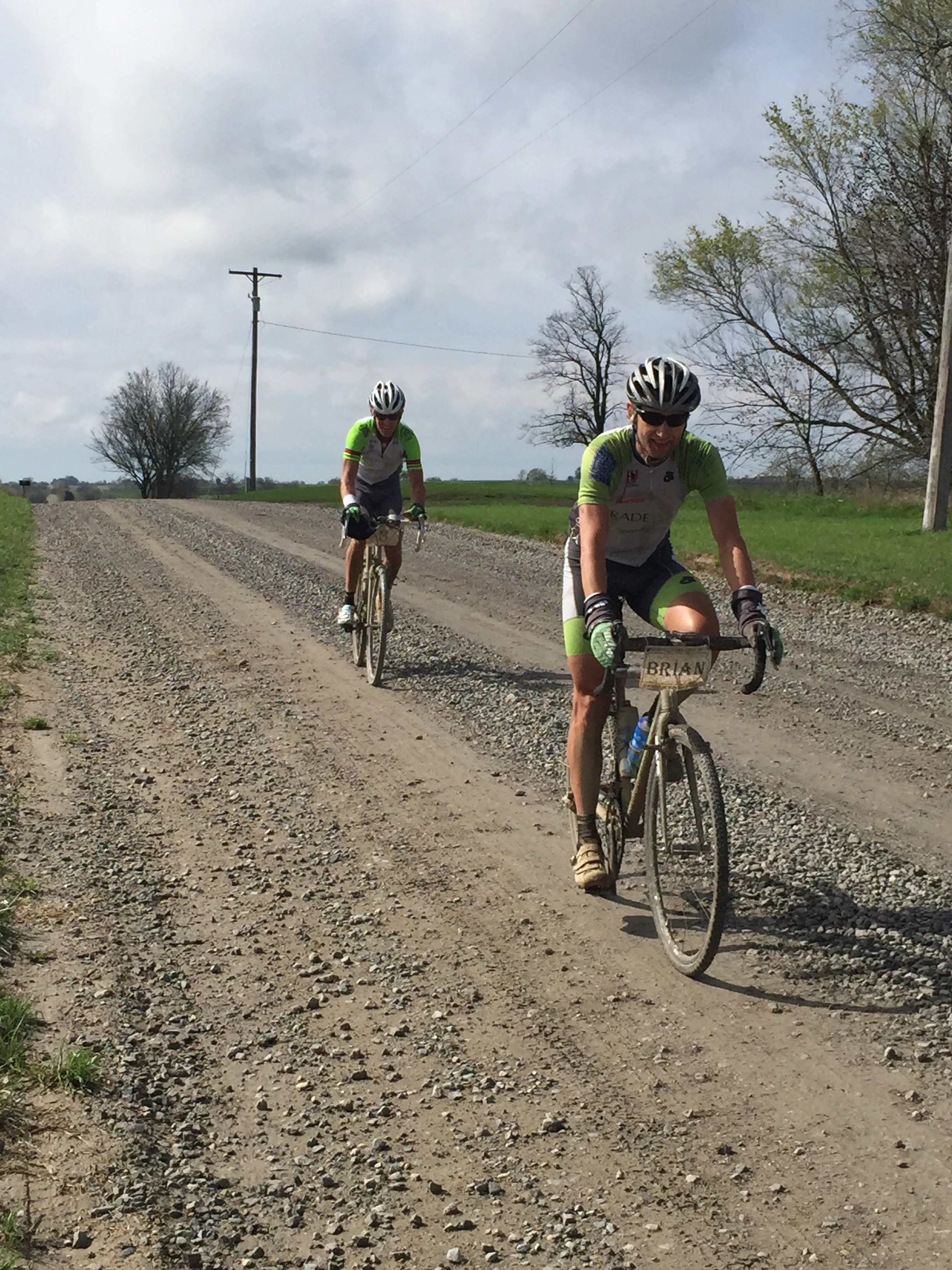 Early on. I was shedding botties and a jacket.