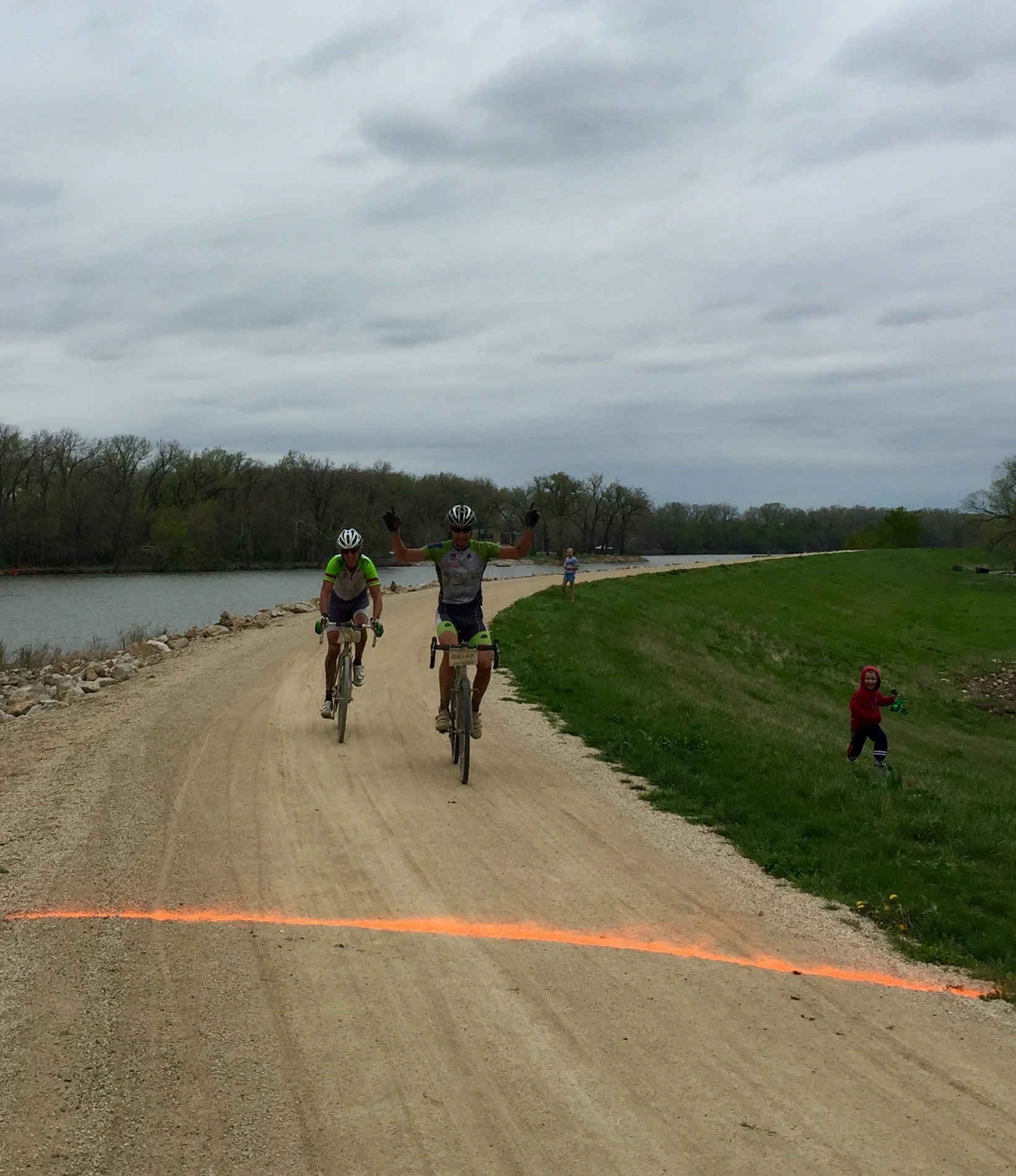 Brian winning on the Kansas River levy.