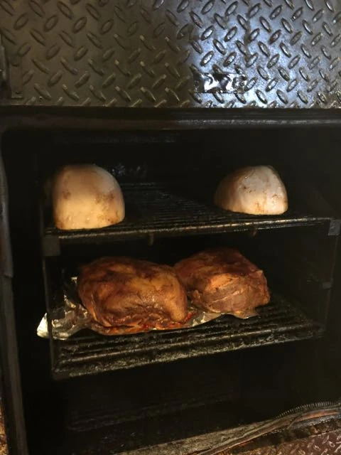 Some of the BBQ at Eric&rsquo;s place. 