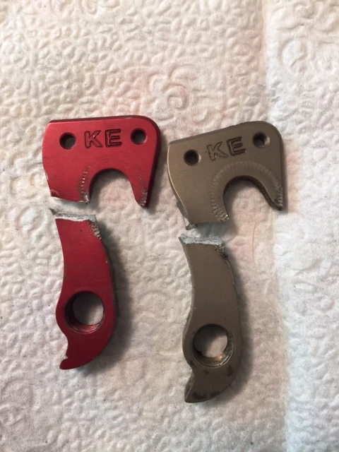 Glad these hangers broke instead of my rear derailleur and rear wheel. I guess that is how they are made.