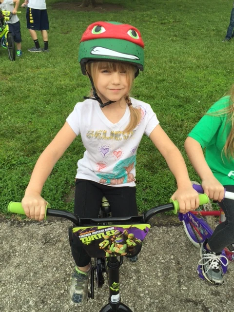 This was one of my favorites. She had a complete Teenage Mutant Ninja Turtle thing going on.