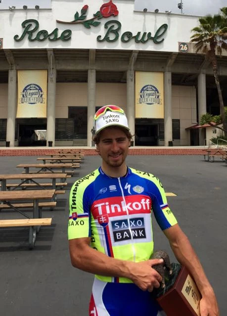 Trudi took this photo after the Tour of California yesterday. 