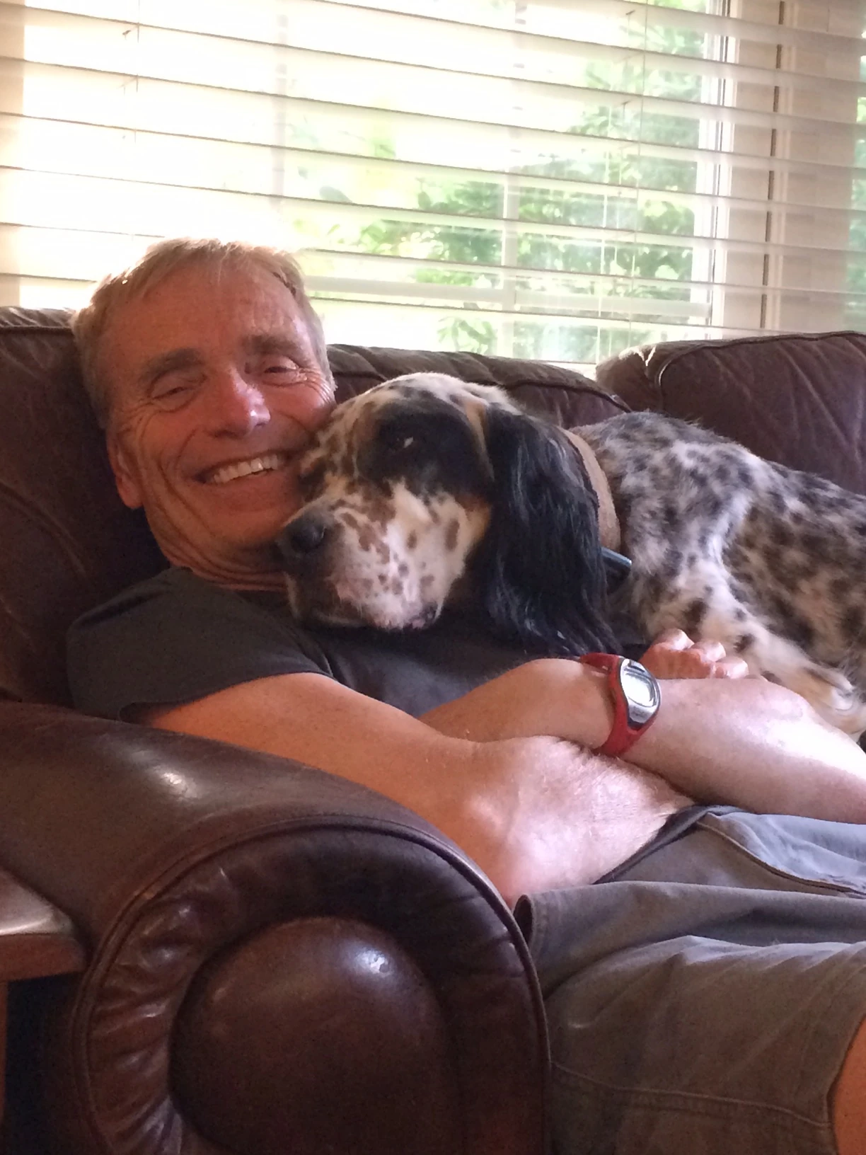 It&rsquo;s Dennis Kruse&rsquo;s birthday today. He is 70. Here he is with Hawkeye yesterday.