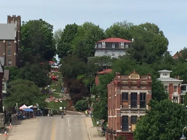 This shows you the lead up to the climb.