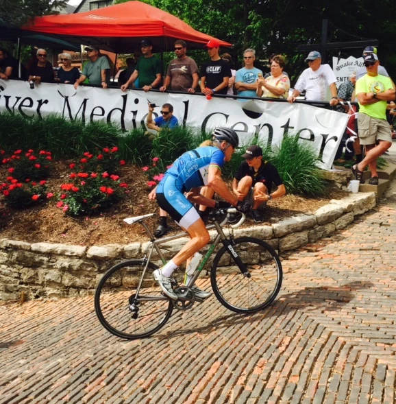 This sort of shows how steep the grade is.