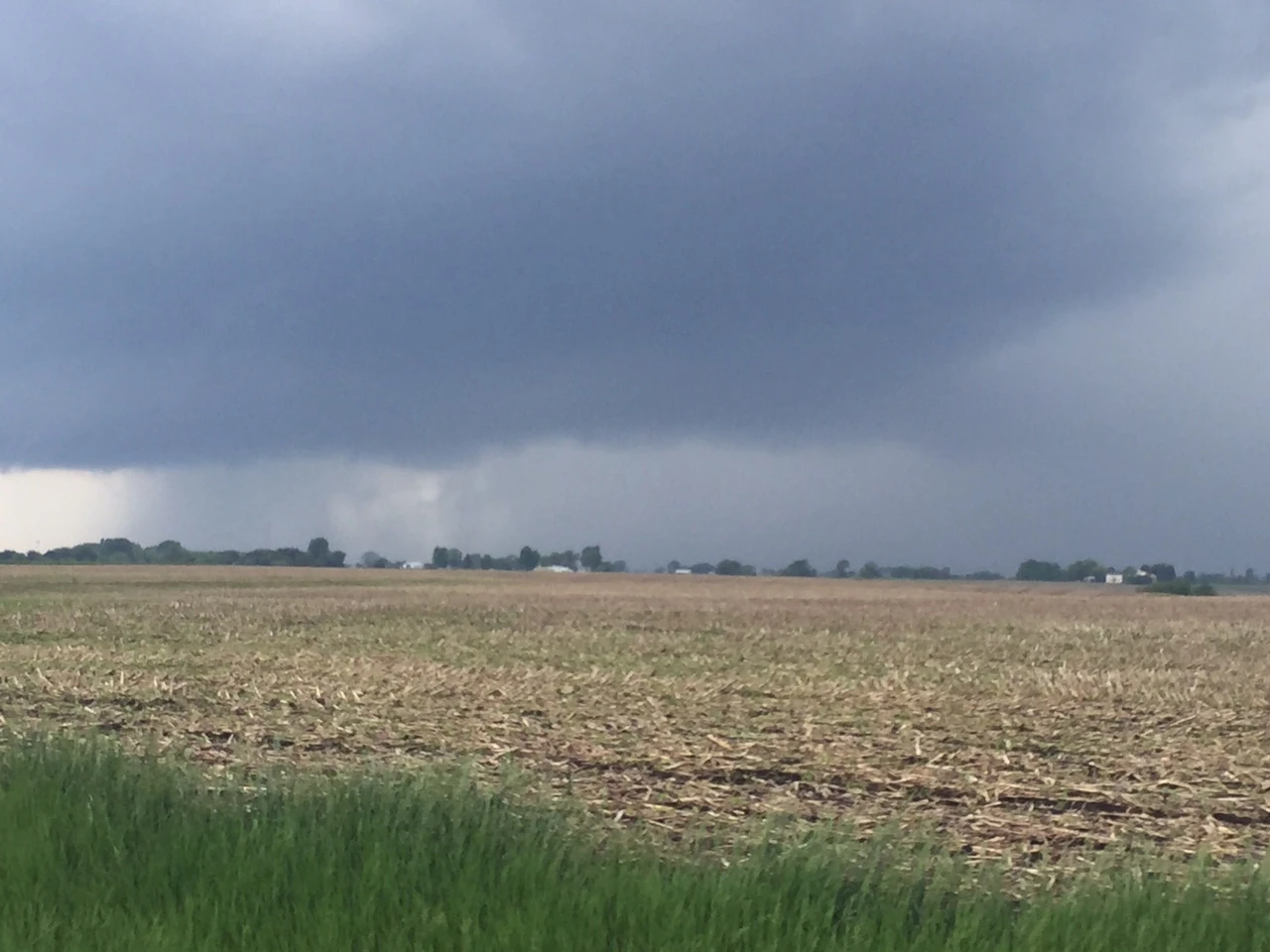 I had to ride back into this yesterday.