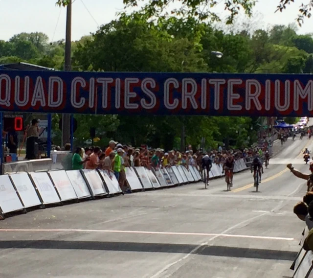 The sprint was pretty close before the line.