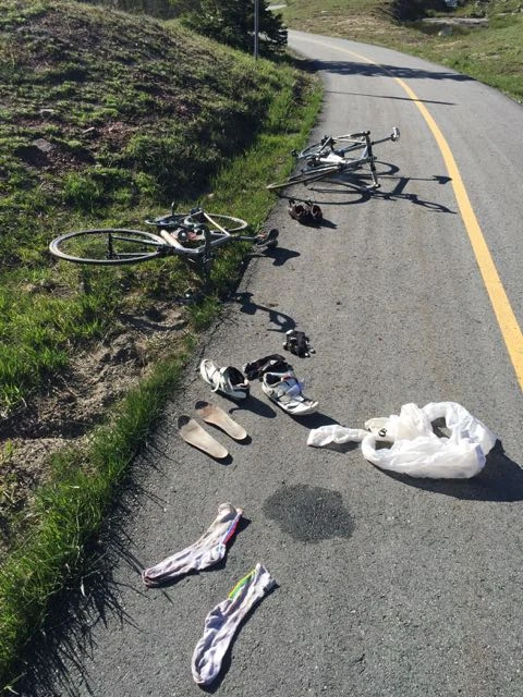 Yardsale when we finally got to the bike path.