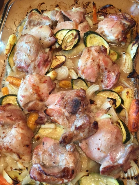 Stacie cooked an awesome dinner after the ride.