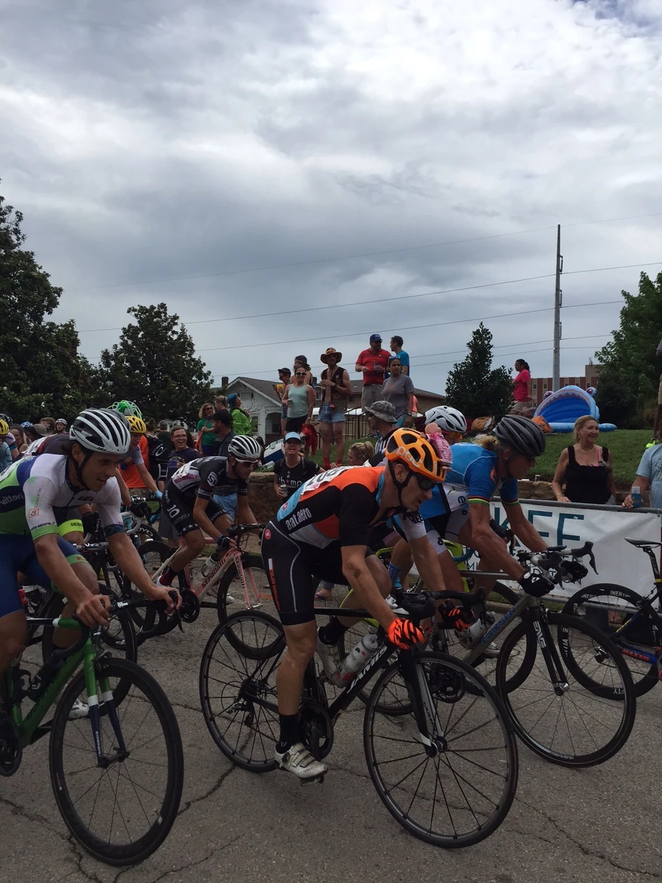 Here I am riding next to Chad Cagle. Chad had a great weekend, finishing 3rd on Saturday and 5th yesterday.
