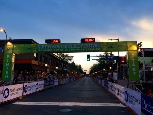 It was nearly dark by the times the Pro stage finished.