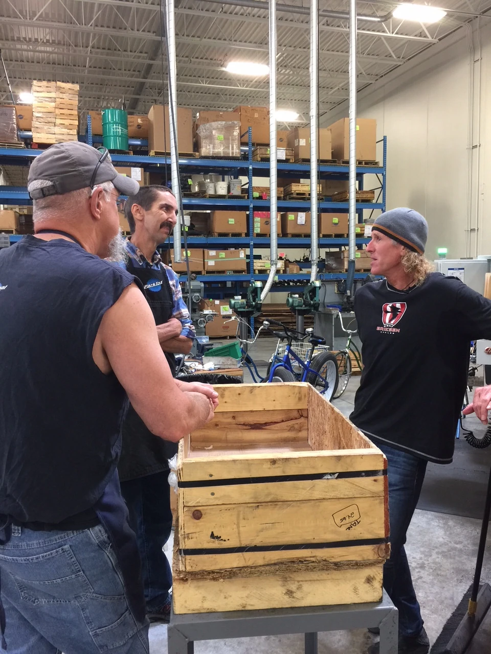 Calvin introduced me to most all the guys working there.